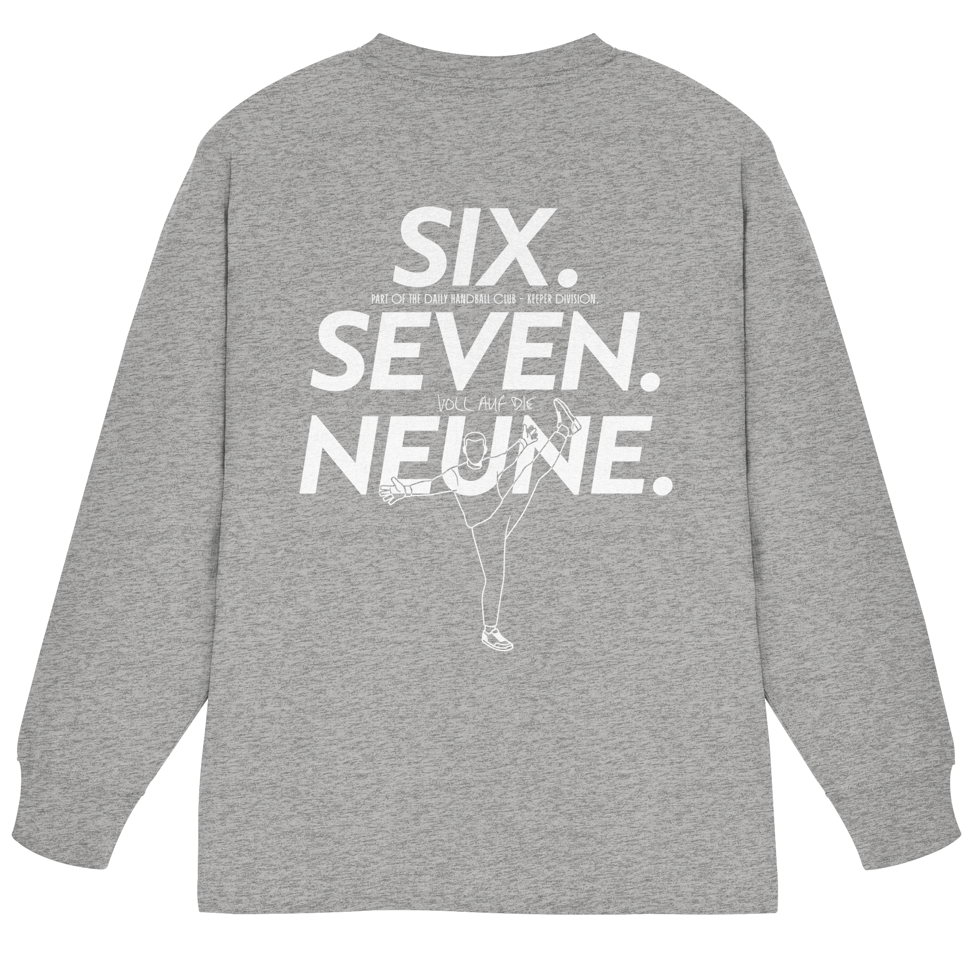 SIX. SEVEN. NEUNE. – Keeper Edition - Organic Heavy Oversized Longsleeve T-Shirt