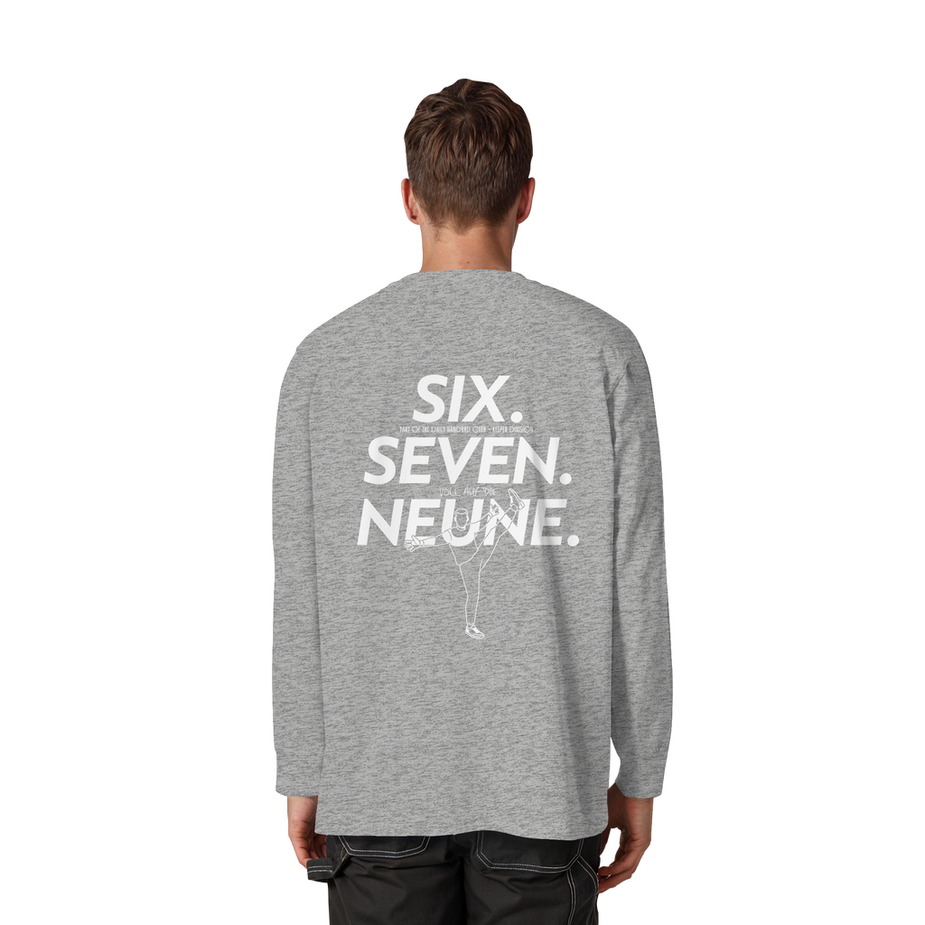 SIX. SEVEN. NEUNE. – Keeper Edition - Organic Heavy Oversized Longsleeve T-Shirt