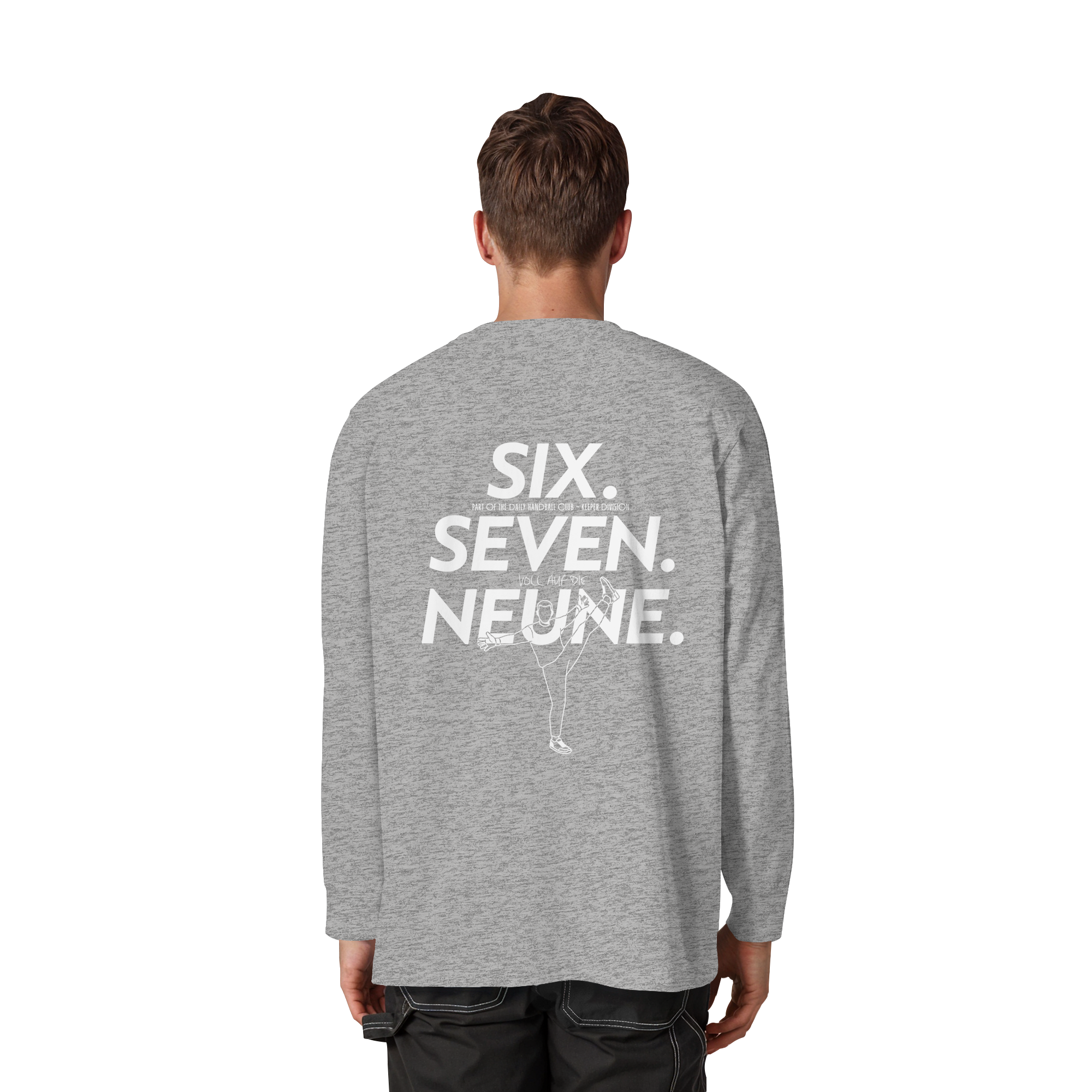SIX. SEVEN. NEUNE. – Keeper Edition - Organic Heavy Oversized Longsleeve T-Shirt