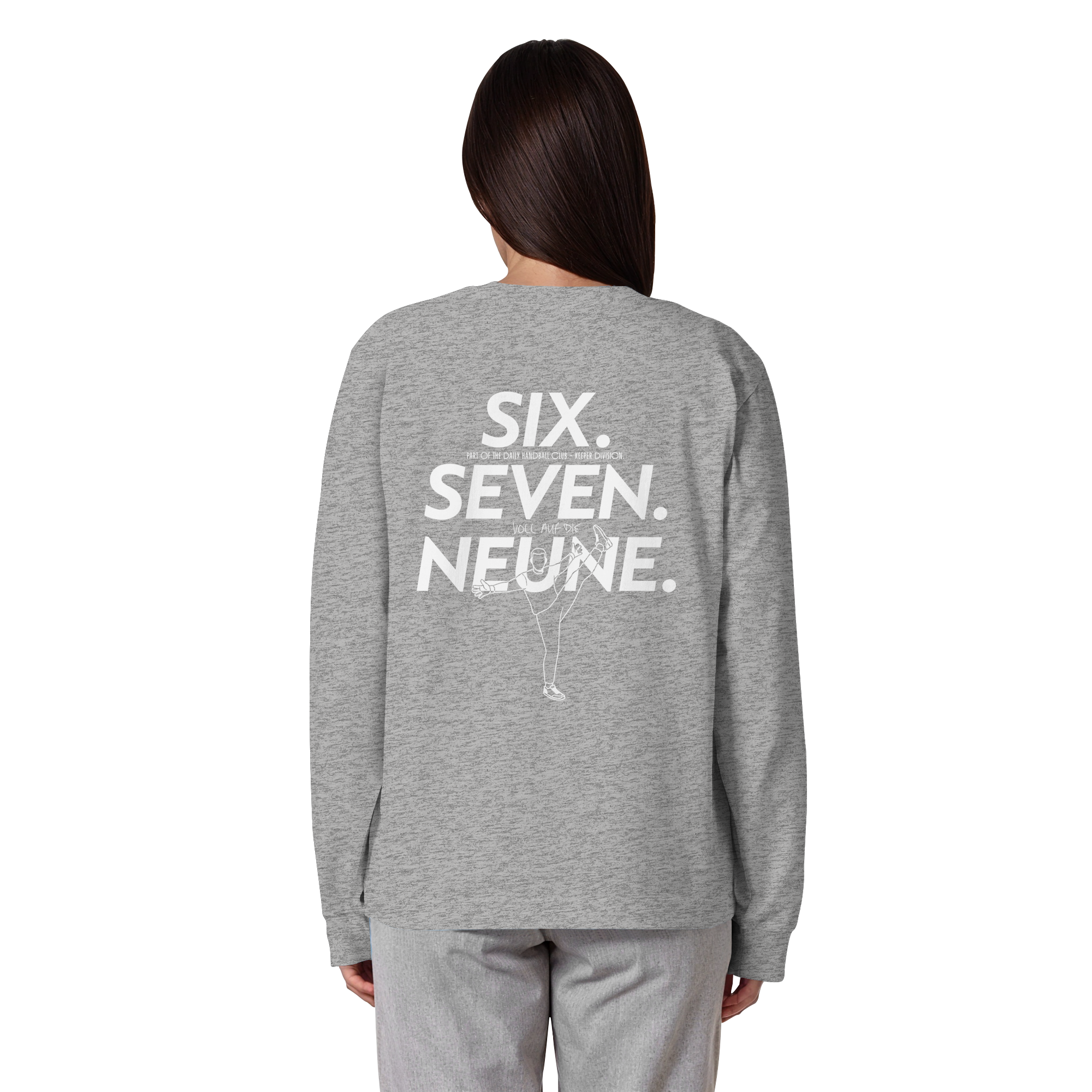 SIX. SEVEN. NEUNE. – Keeper Edition - Organic Heavy Oversized Longsleeve T-Shirt