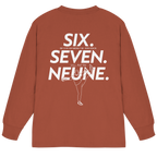 SIX. SEVEN. NEUNE. – Keeper Edition - Organic Heavy Oversized Longsleeve T-Shirt