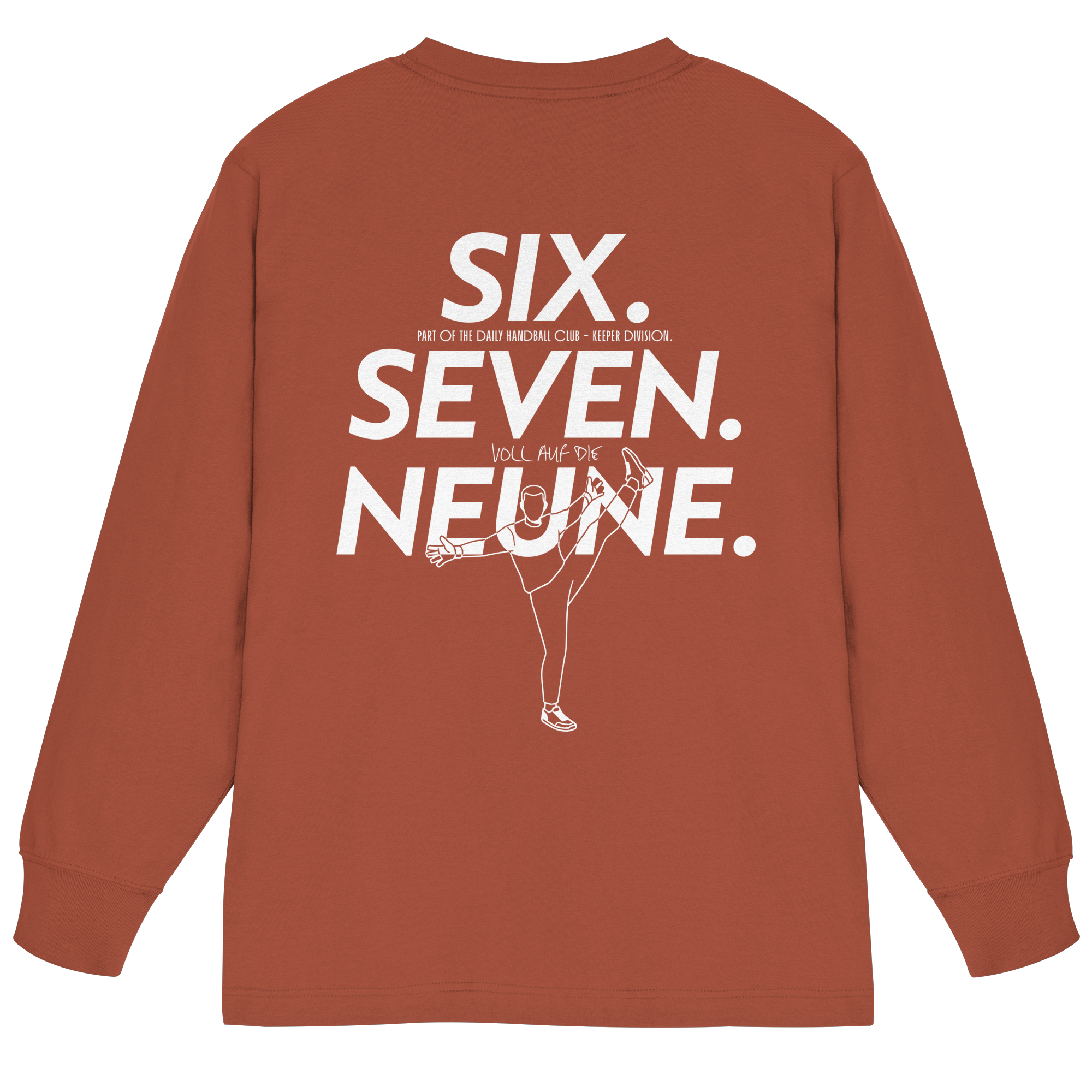 SIX. SEVEN. NEUNE. – Keeper Edition - Organic Heavy Oversized Longsleeve T-Shirt