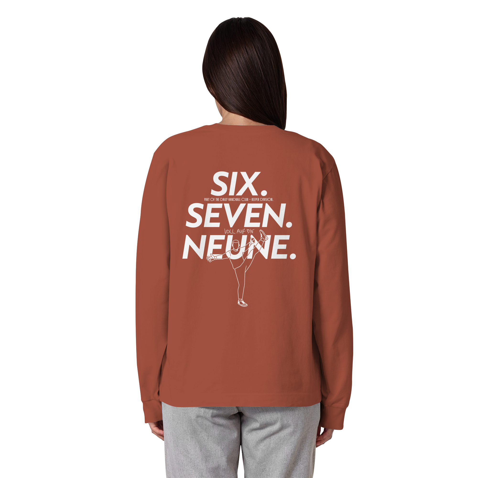 SIX. SEVEN. NEUNE. – Keeper Edition - Organic Heavy Oversized Longsleeve T-Shirt