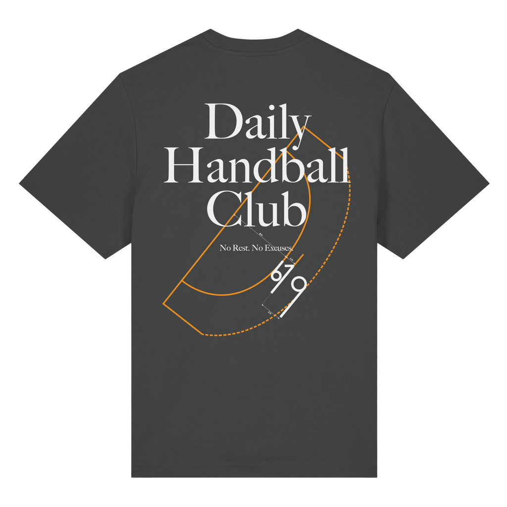 Daily Handball Club - No Rest. No Excuses. - Organic Heavy T-Shirt