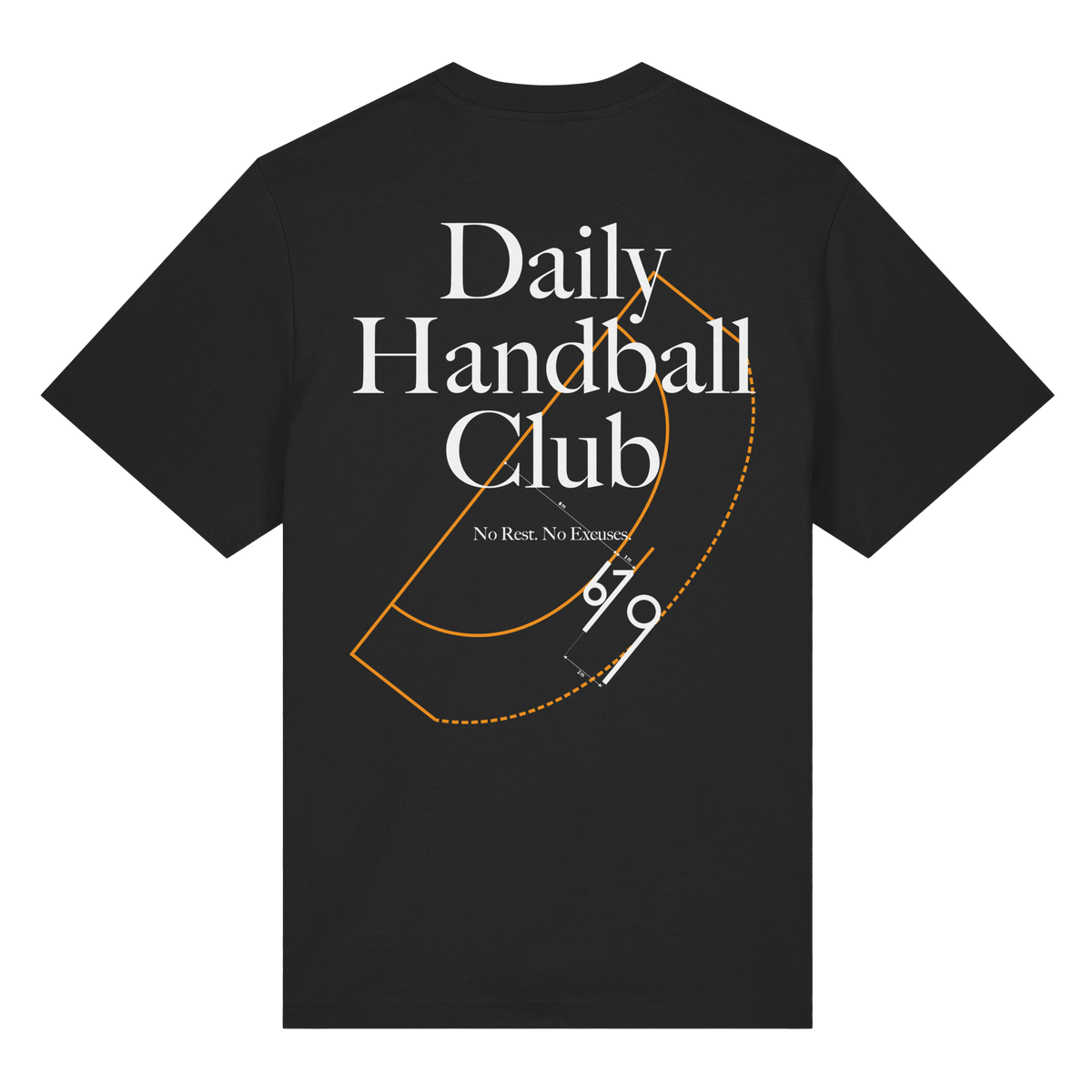 Daily Handball Club - No Rest. No Excuses. - Organic Heavy T-Shirt