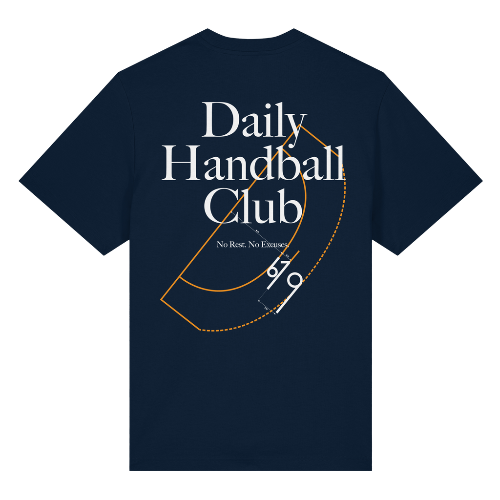 Daily Handball Club - No Rest. No Excuses. - Organic Heavy T-Shirt
