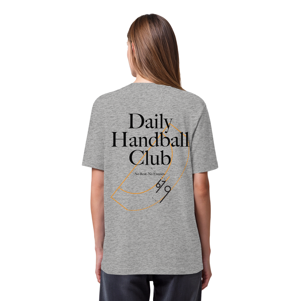 Daily Handball Club - No Rest. No Excuses. - Organic Heavy T-Shirt