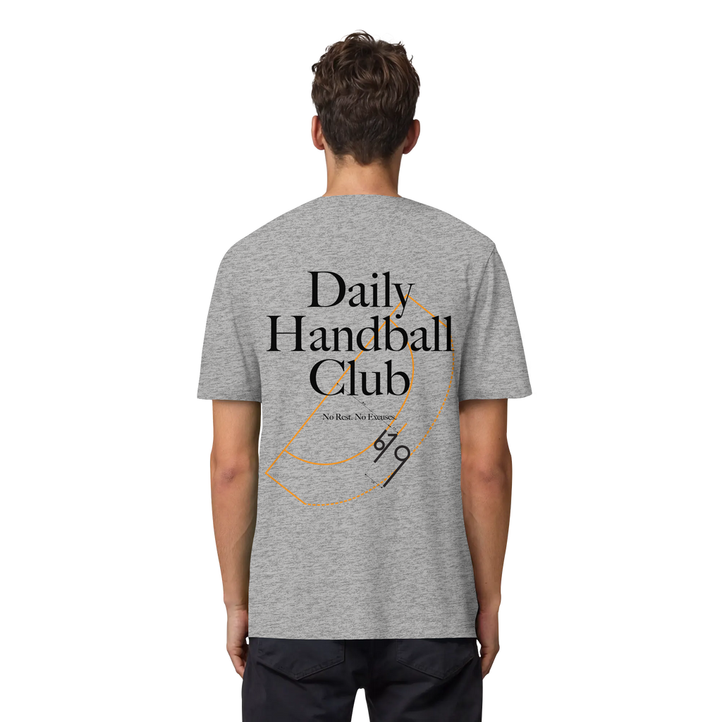 Daily Handball Club - No Rest. No Excuses. - Organic Heavy T-Shirt
