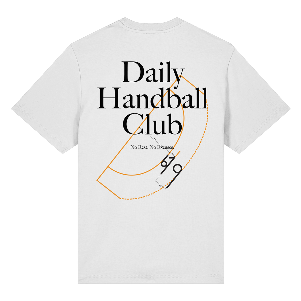 Daily Handball Club - No Rest. No Excuses. - Organic Heavy T-Shirt