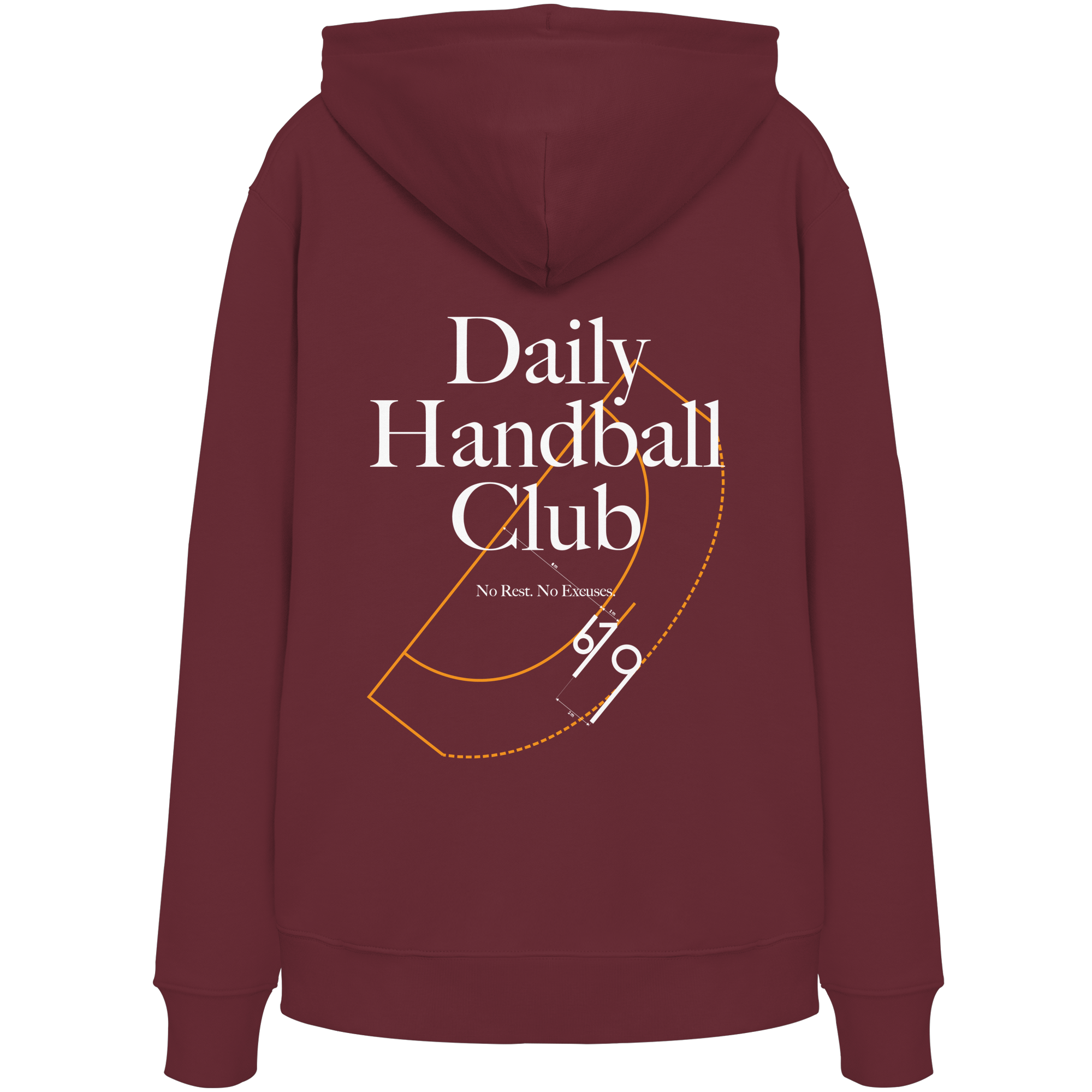 Daily Handball Club - No Rest. No Excuses. - Organic Hoodie