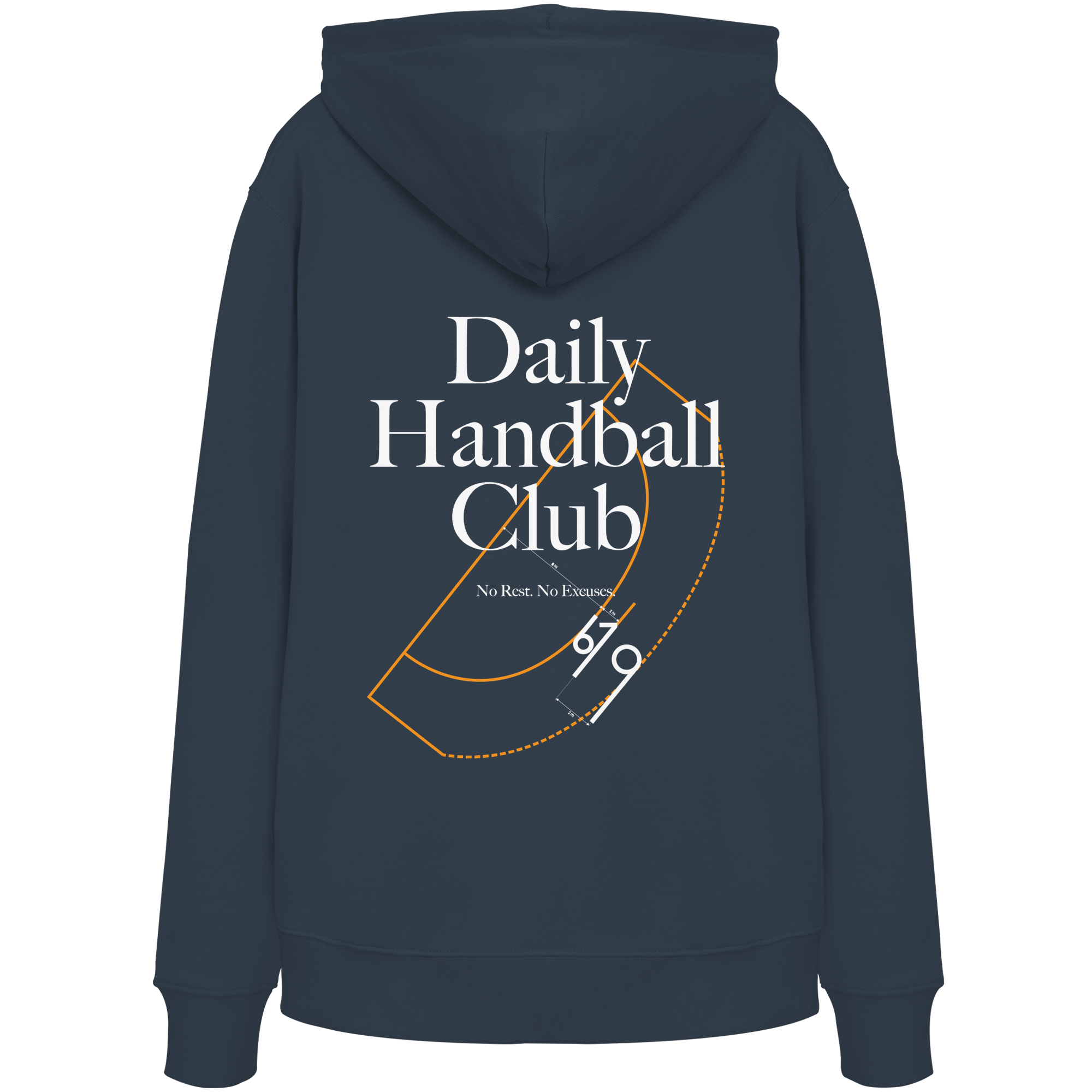 Daily Handball Club - No Rest. No Excuses. - Organic Hoodie