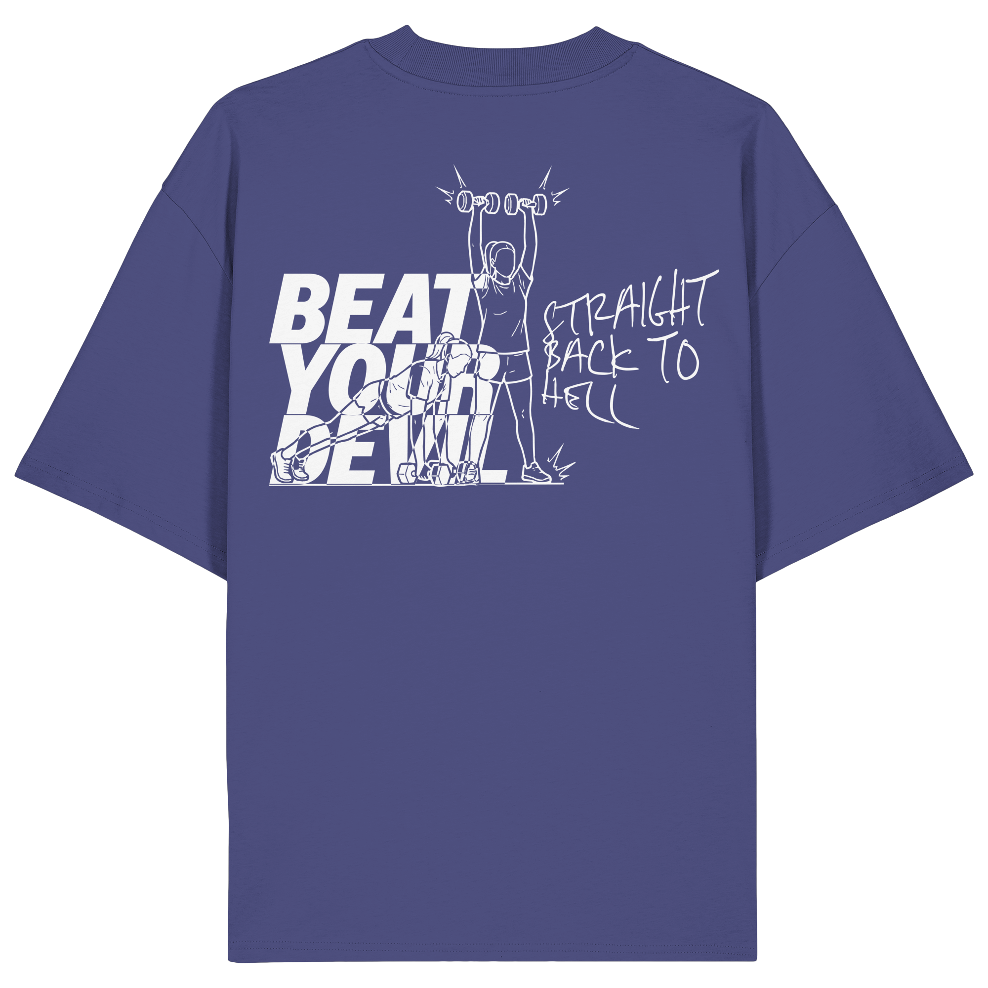 BEAT YOUR DEVIL – Pre-Season Edition - Organic Oversize Shirt