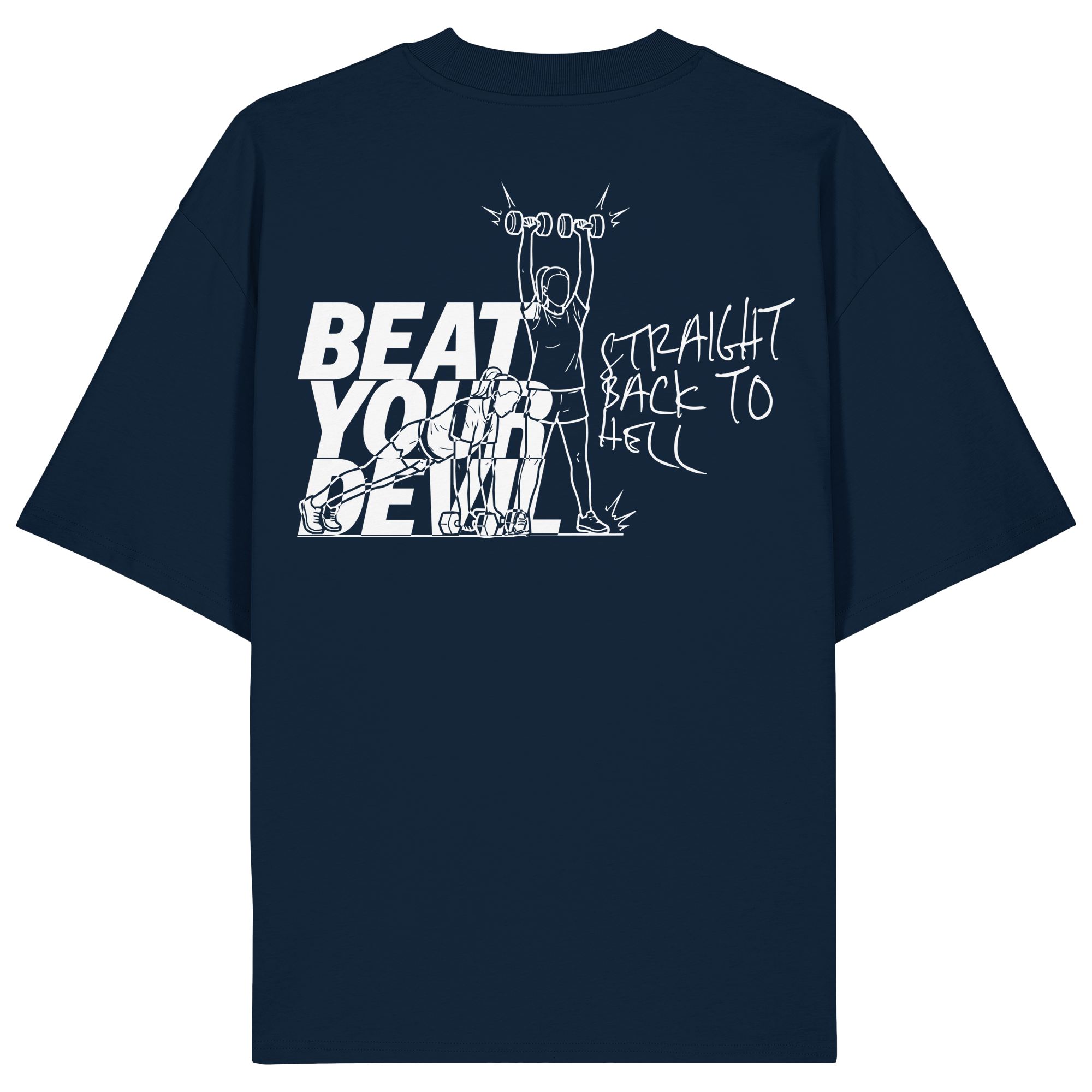 BEAT YOUR DEVIL – Pre-Season Edition - Organic Oversize Shirt