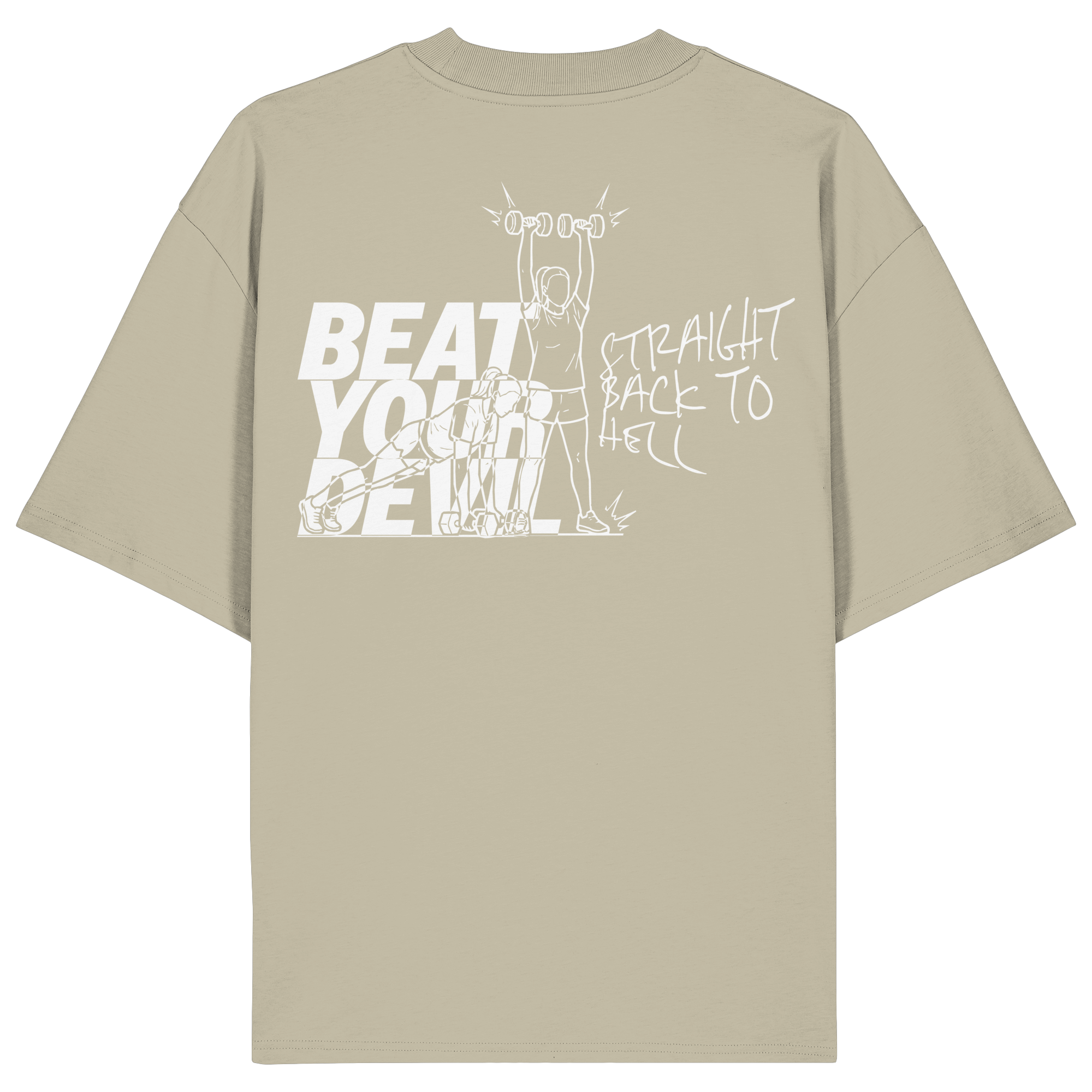 BEAT YOUR DEVIL – Pre-Season Edition - Organic Oversize Shirt