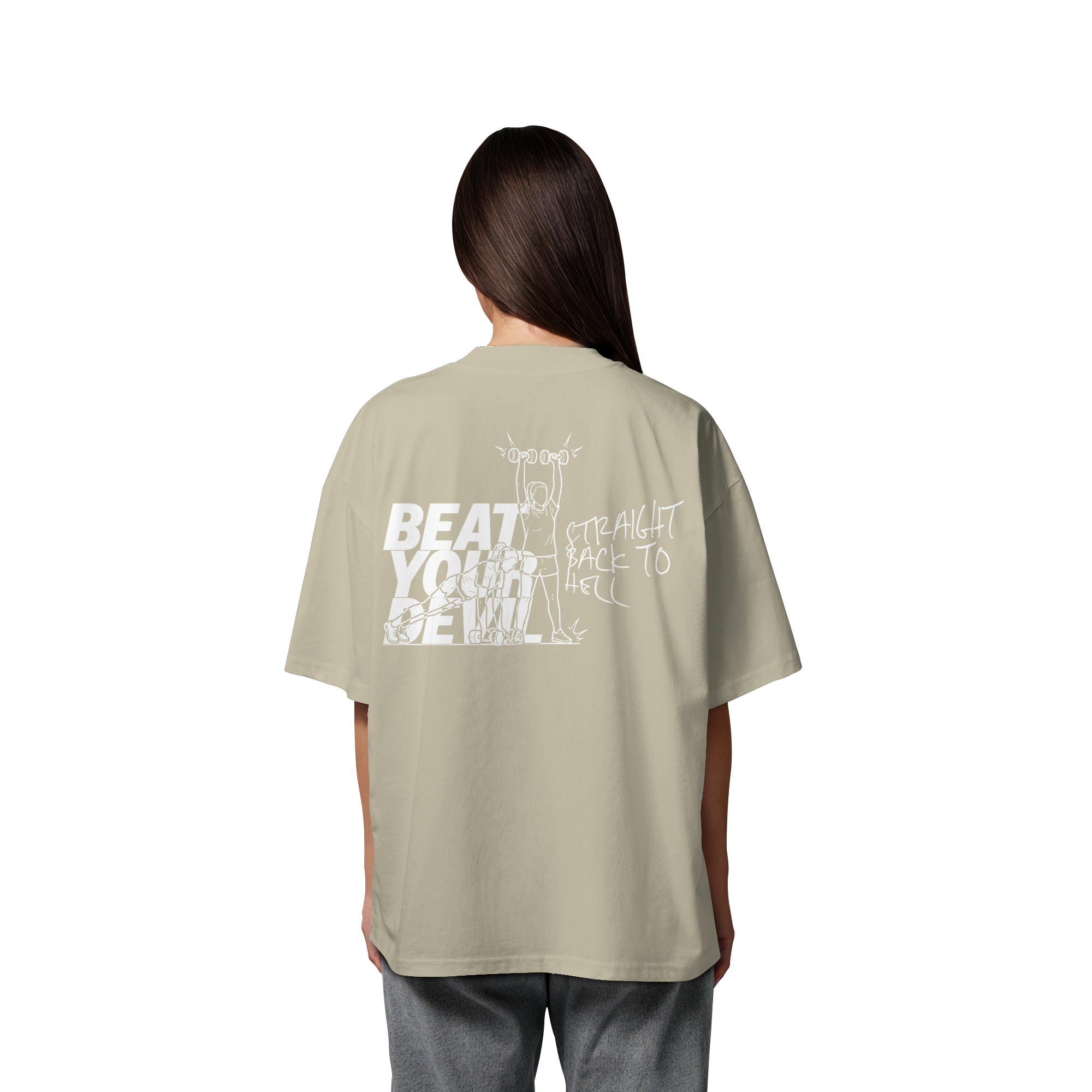 BEAT YOUR DEVIL – Pre-Season Edition - Organic Oversize Shirt