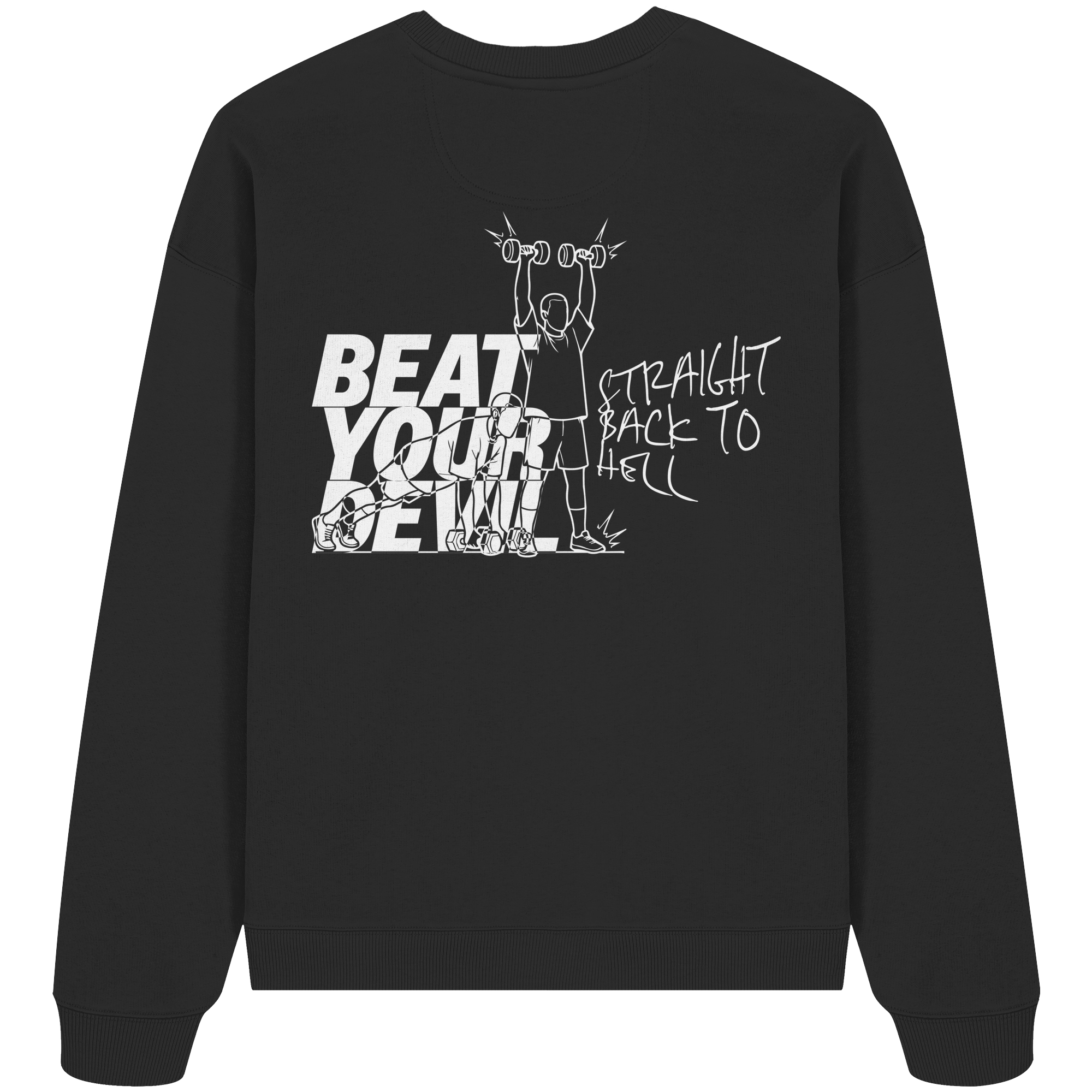 BEAT YOUR DEVIL – Pre-Season Edition -  - Organic Oversize Sweatshirt