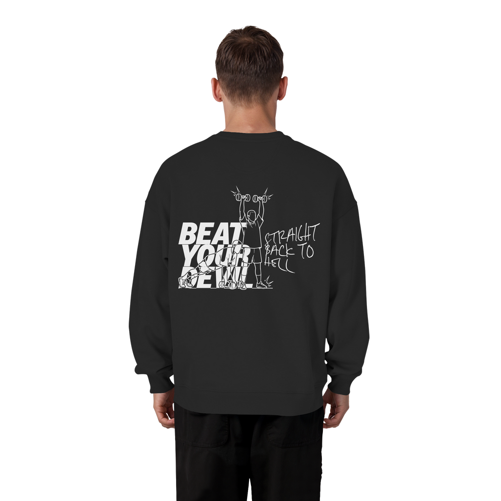BEAT YOUR DEVIL – Pre-Season Edition -  - Organic Oversize Sweatshirt