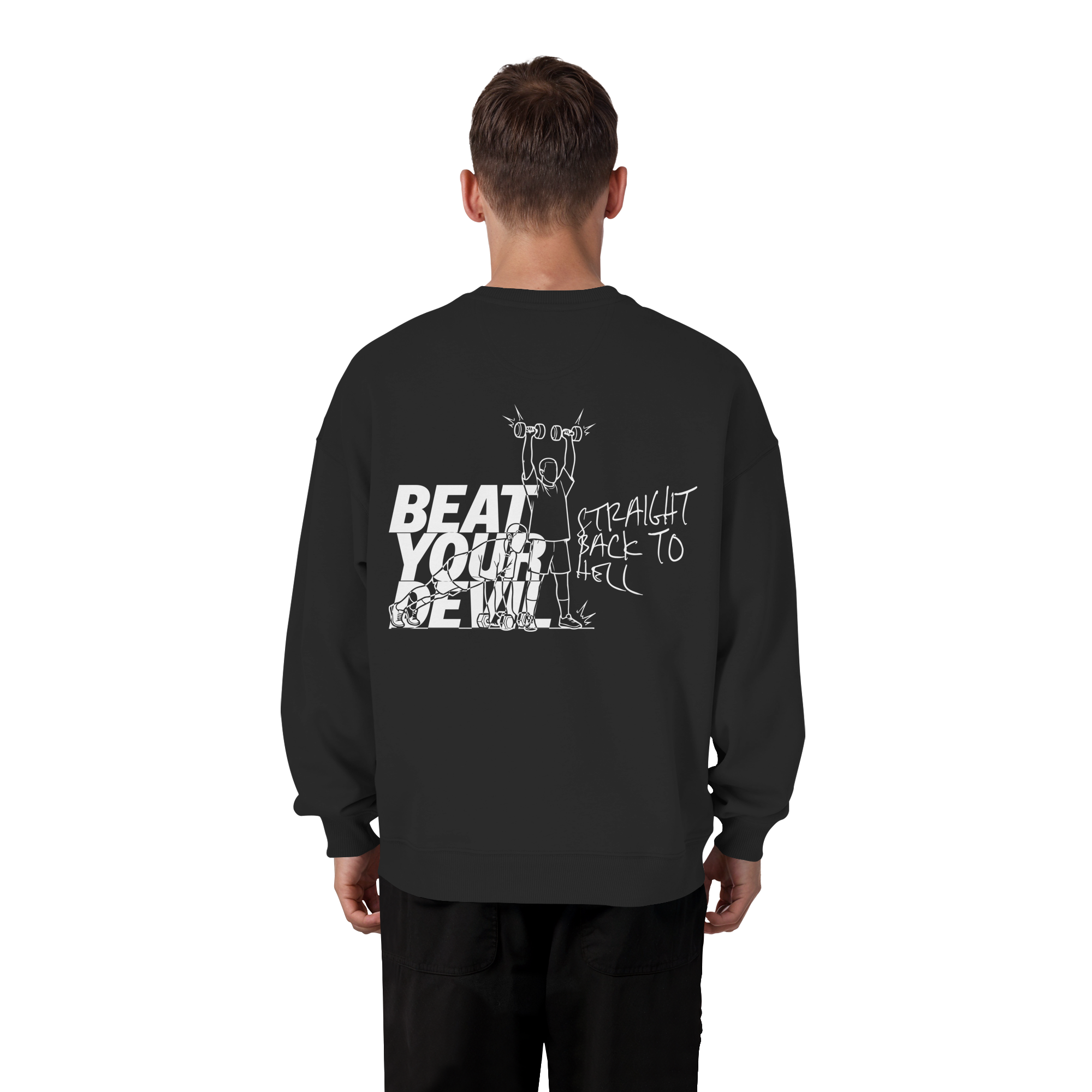 BEAT YOUR DEVIL – Pre-Season Edition -  - Organic Oversize Sweatshirt