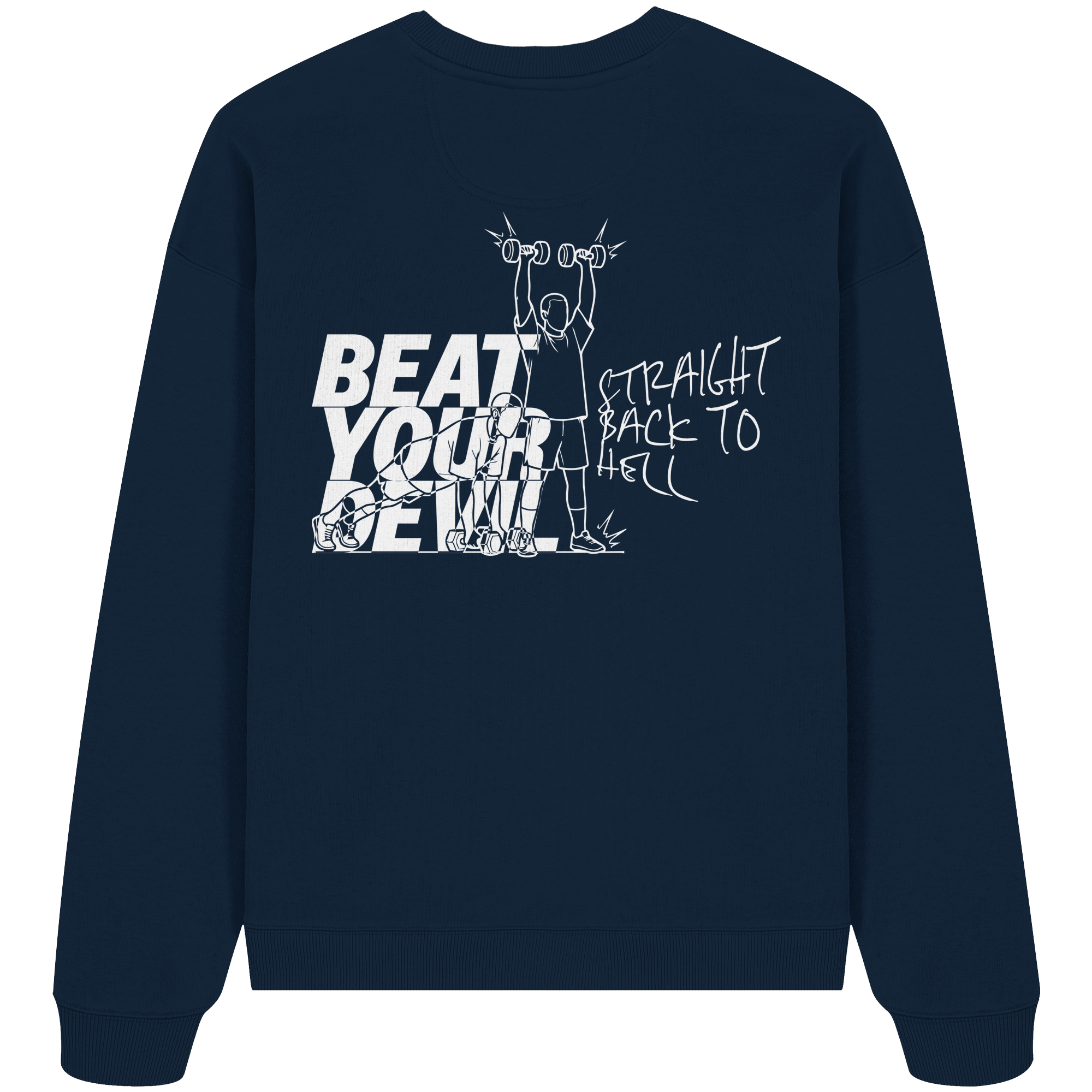 BEAT YOUR DEVIL – Pre-Season Edition -  - Organic Oversize Sweatshirt