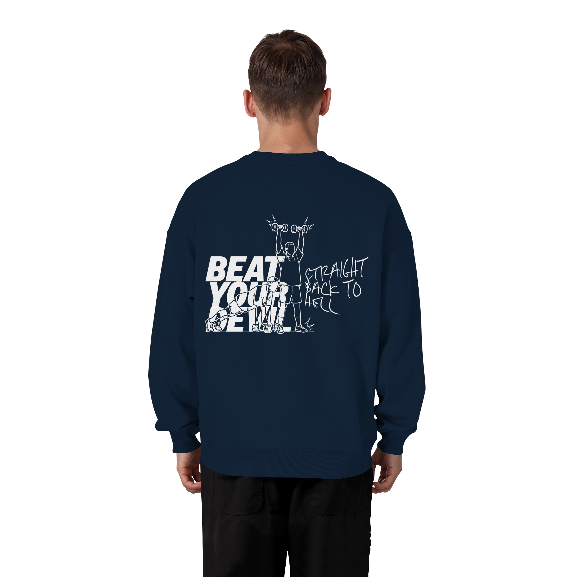 BEAT YOUR DEVIL – Pre-Season Edition -  - Organic Oversize Sweatshirt