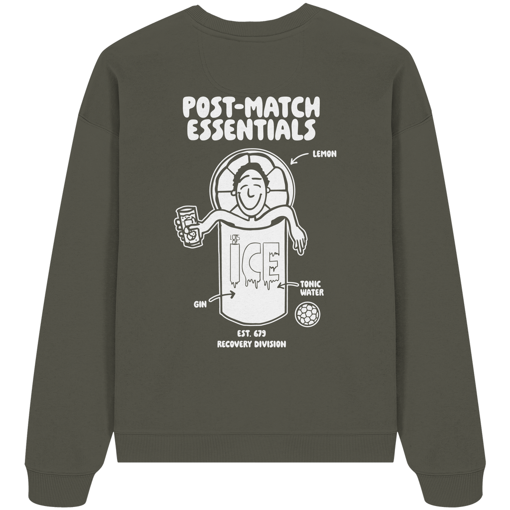 POST-MATCH ESSENTIALS - Organic Oversize Sweatshirt