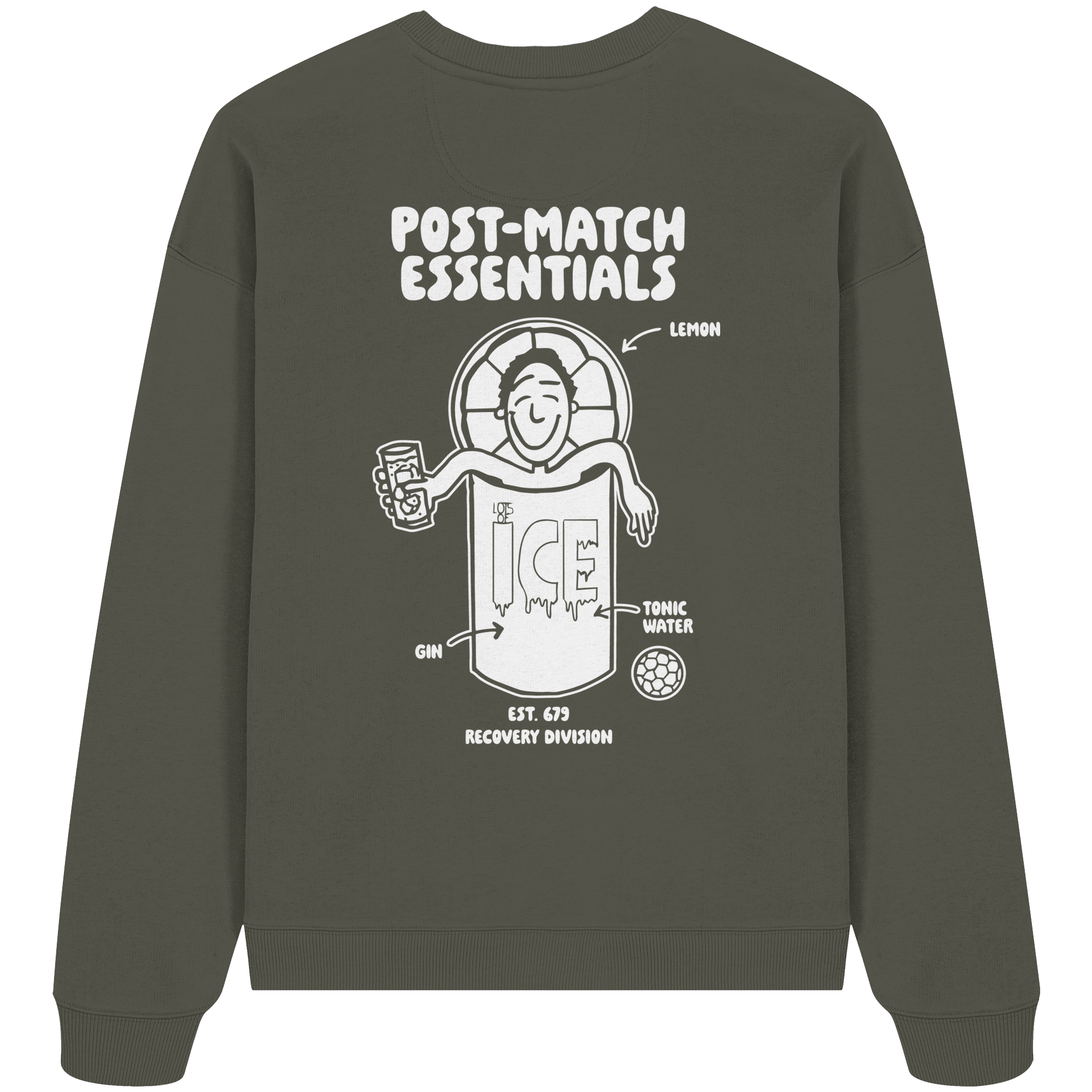 POST-MATCH ESSENTIALS - Organic Oversize Sweatshirt