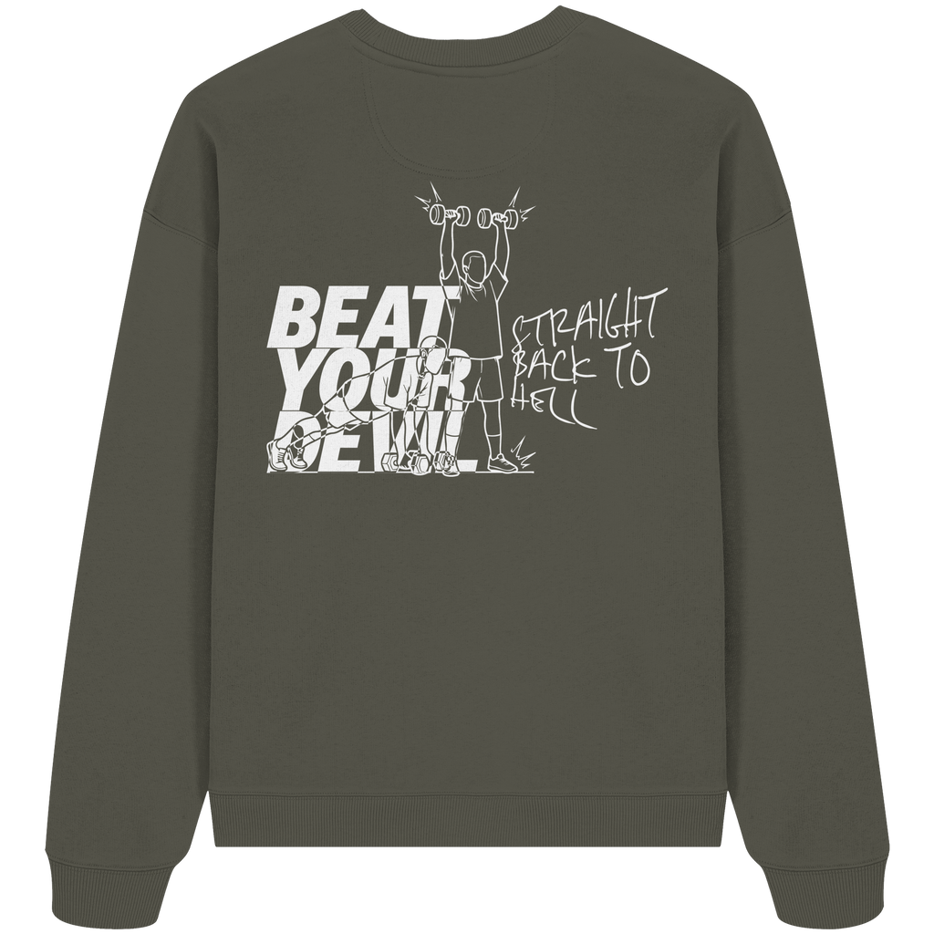 BEAT YOUR DEVIL – Pre-Season Edition -  - Organic Oversize Sweatshirt