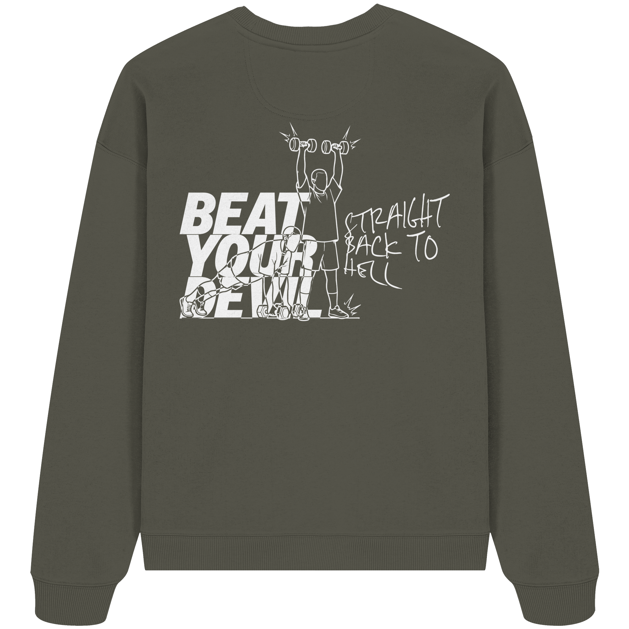 BEAT YOUR DEVIL – Pre-Season Edition -  - Organic Oversize Sweatshirt