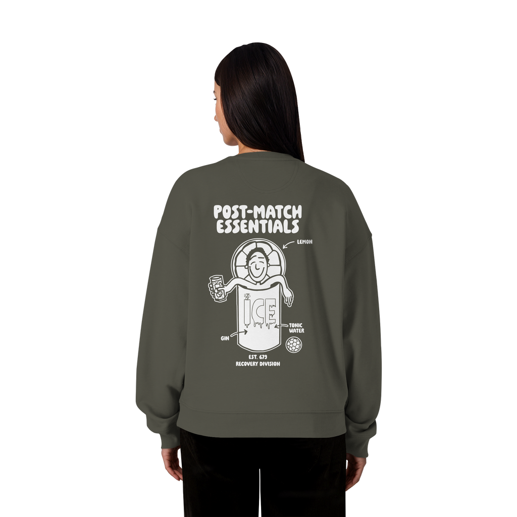 POST-MATCH ESSENTIALS - Organic Oversize Sweatshirt