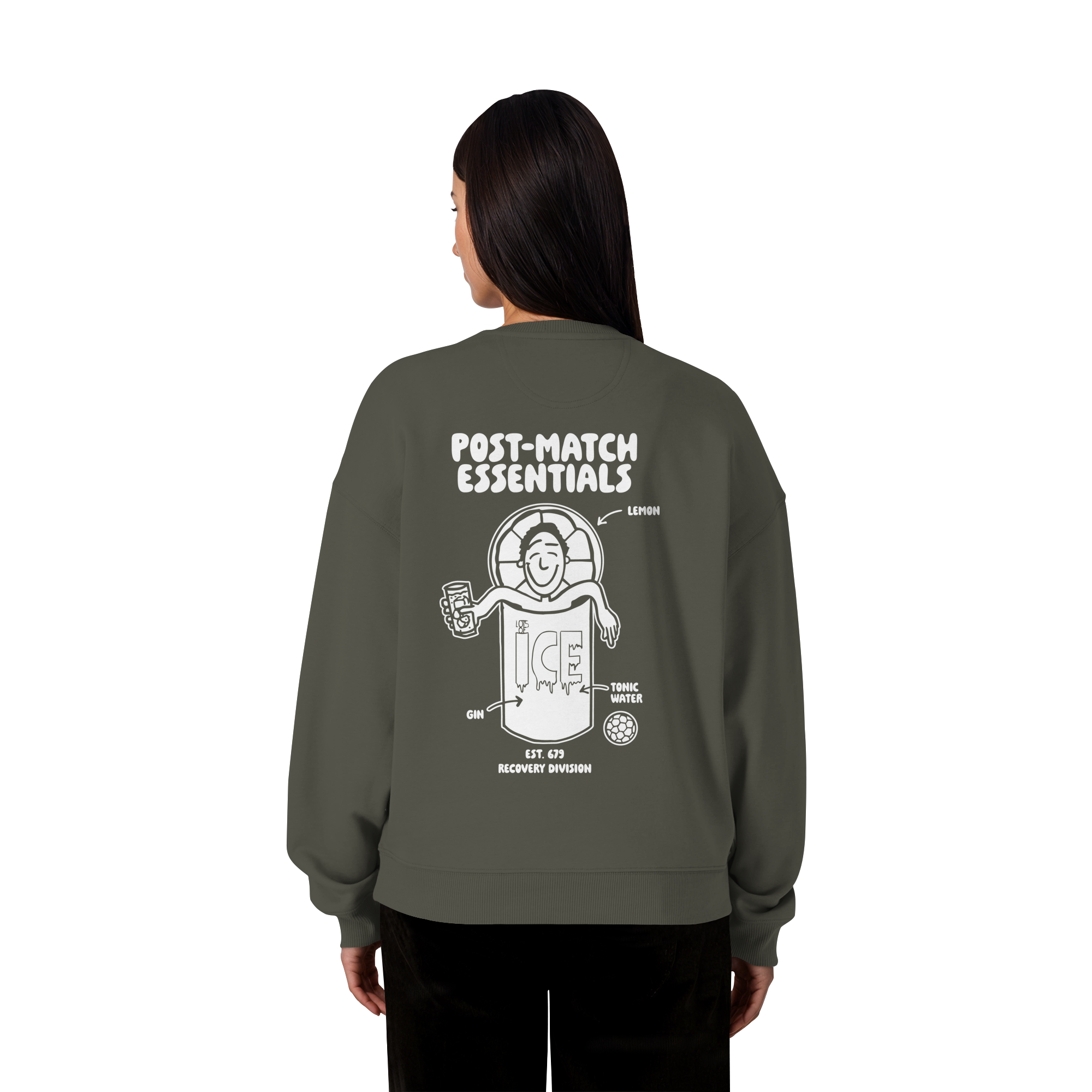 POST-MATCH ESSENTIALS - Organic Oversize Sweatshirt