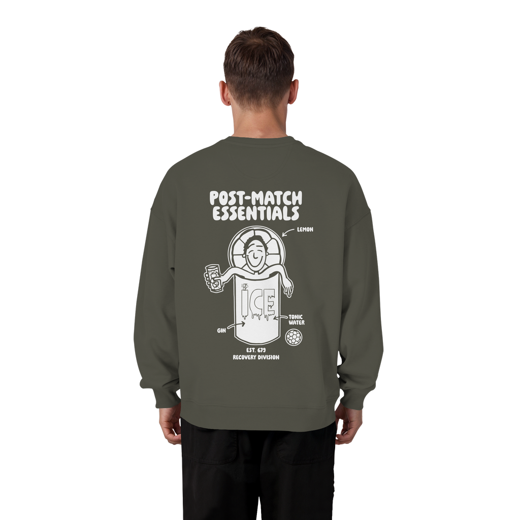 POST-MATCH ESSENTIALS - Organic Oversize Sweatshirt
