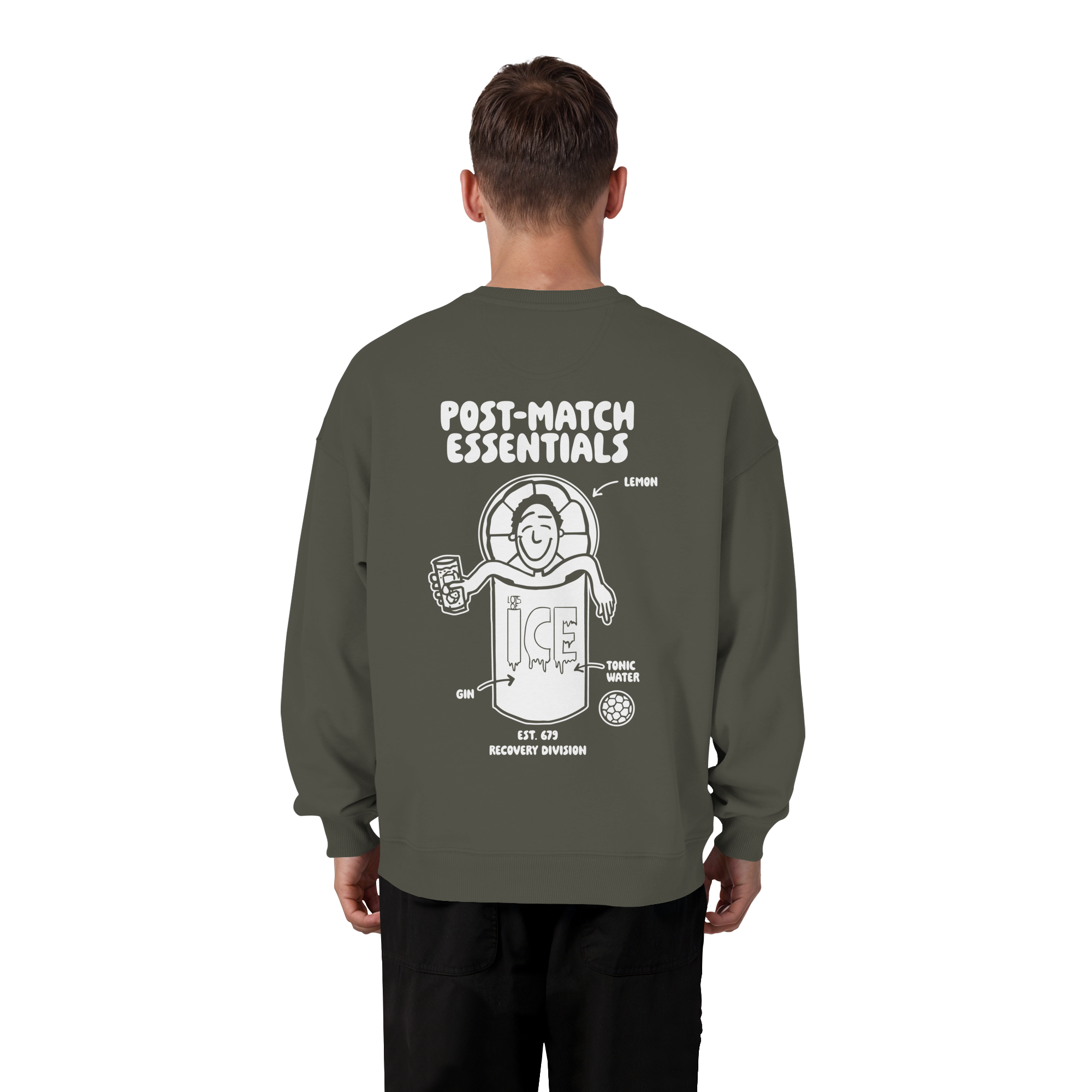 POST-MATCH ESSENTIALS - Organic Oversize Sweatshirt
