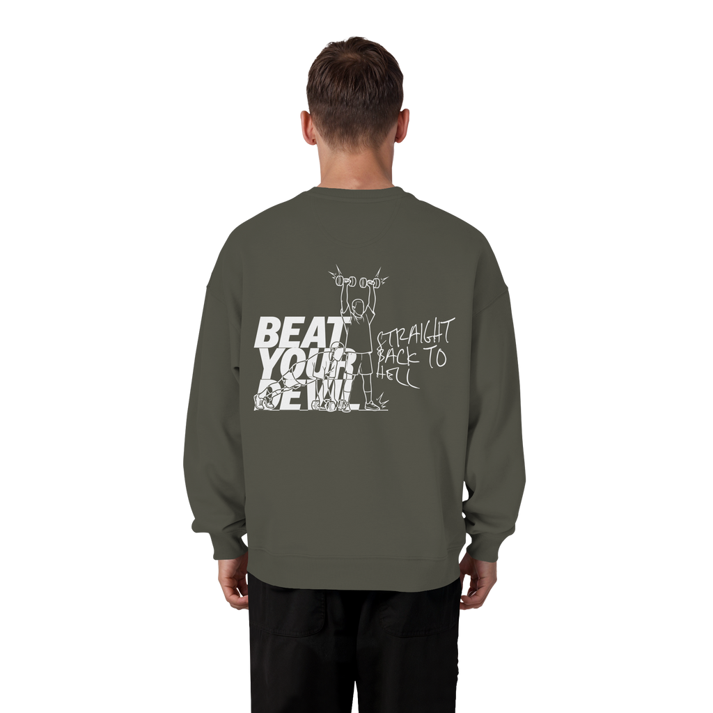 BEAT YOUR DEVIL – Pre-Season Edition -  - Organic Oversize Sweatshirt