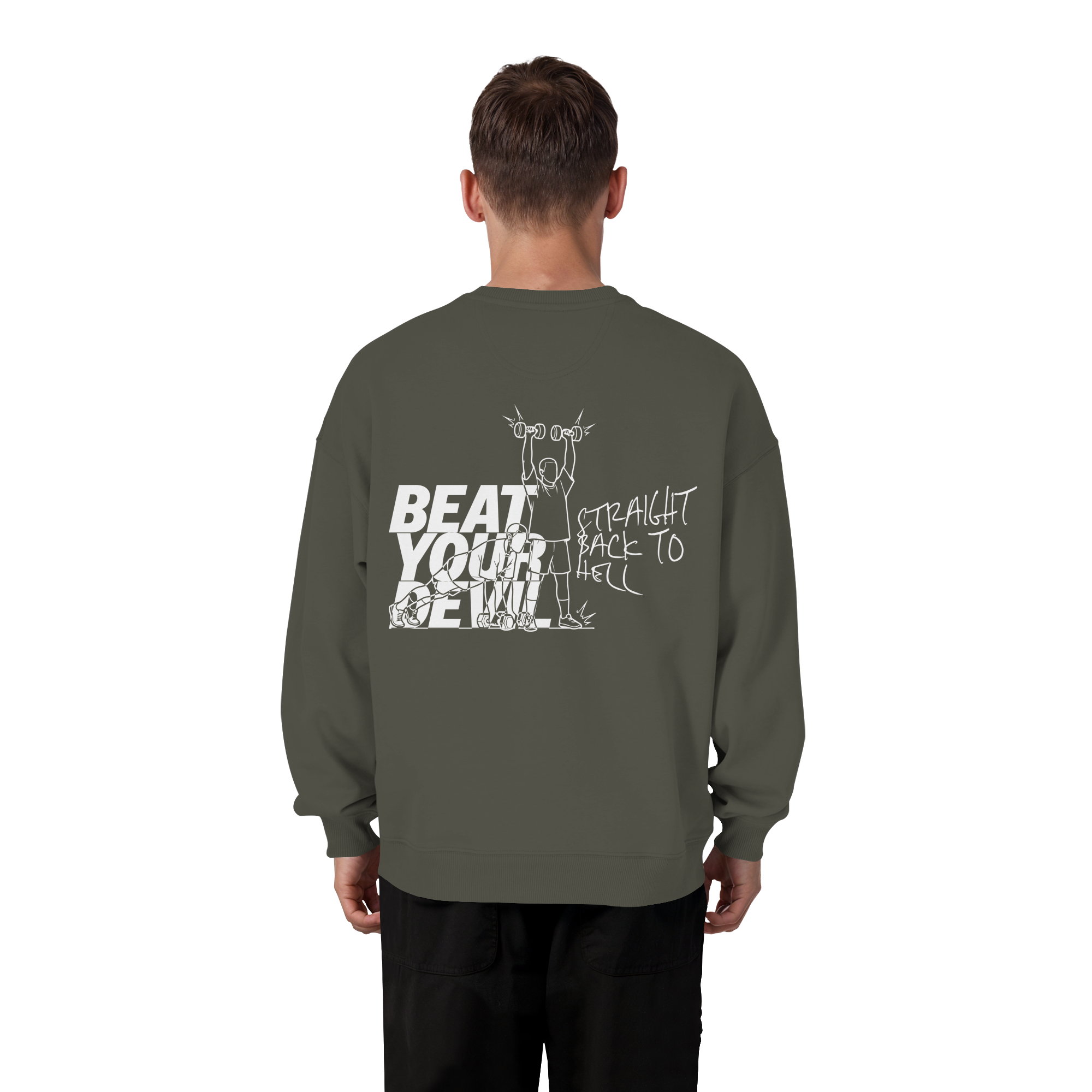 BEAT YOUR DEVIL – Pre-Season Edition -  - Organic Oversize Sweatshirt
