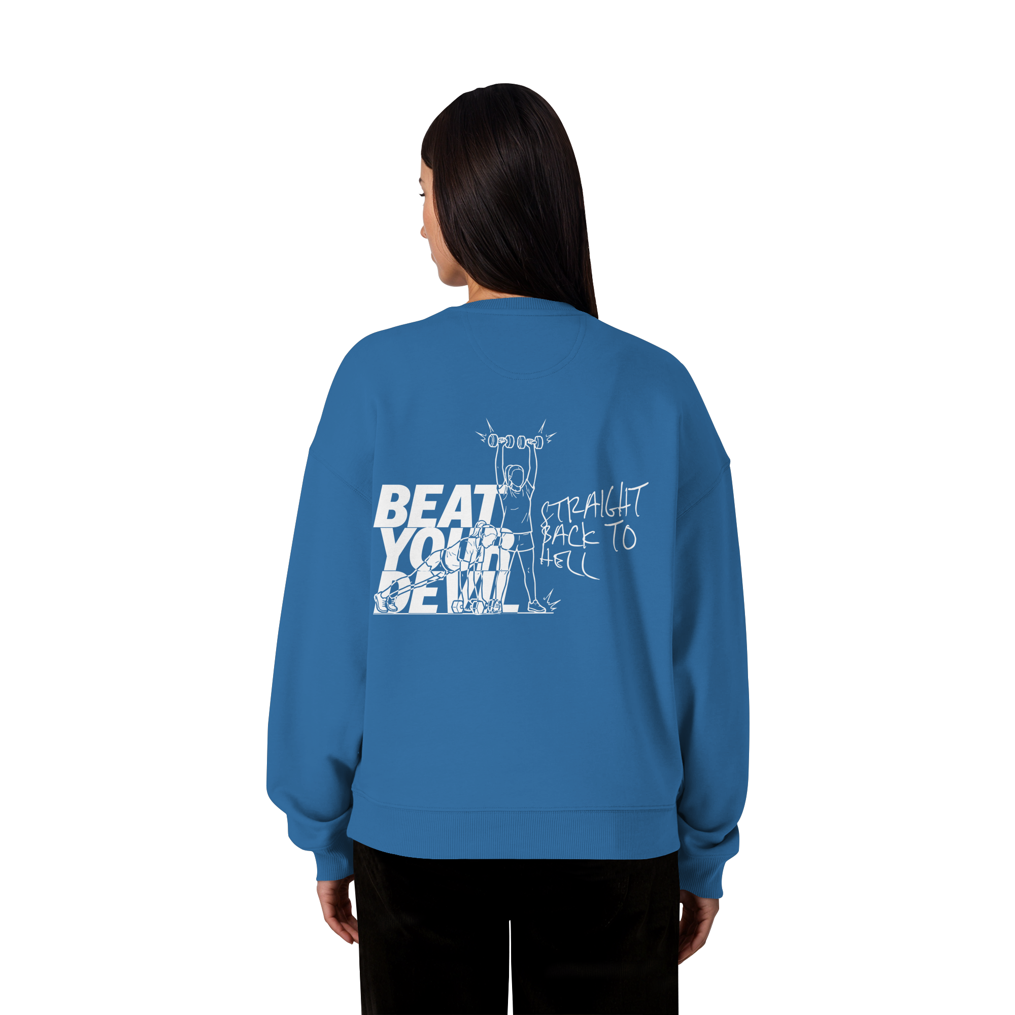 BEAT YOUR DEVIL – Pre-Season Edition - Organic Oversize Sweatshirt