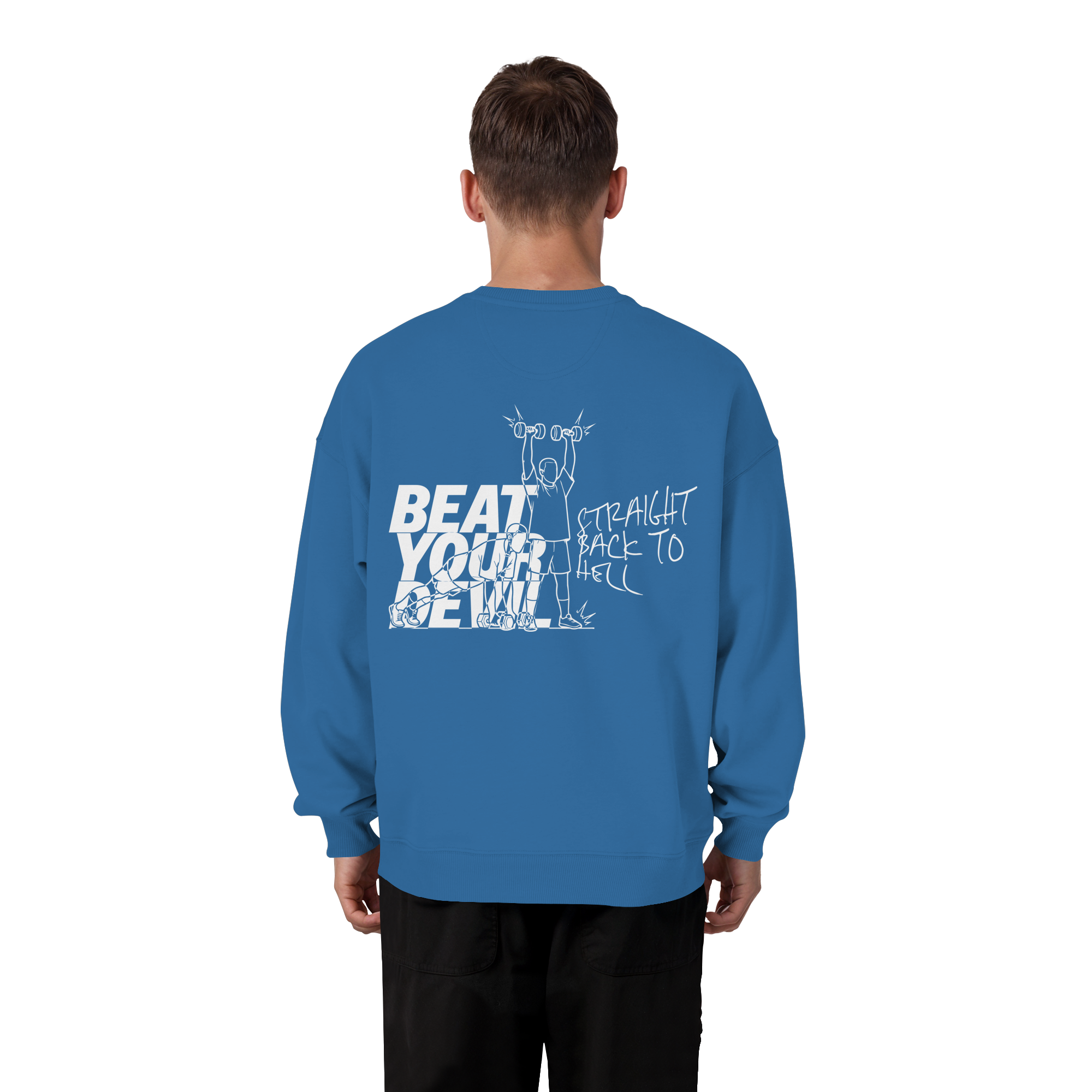BEAT YOUR DEVIL – Pre-Season Edition -  - Organic Oversize Sweatshirt