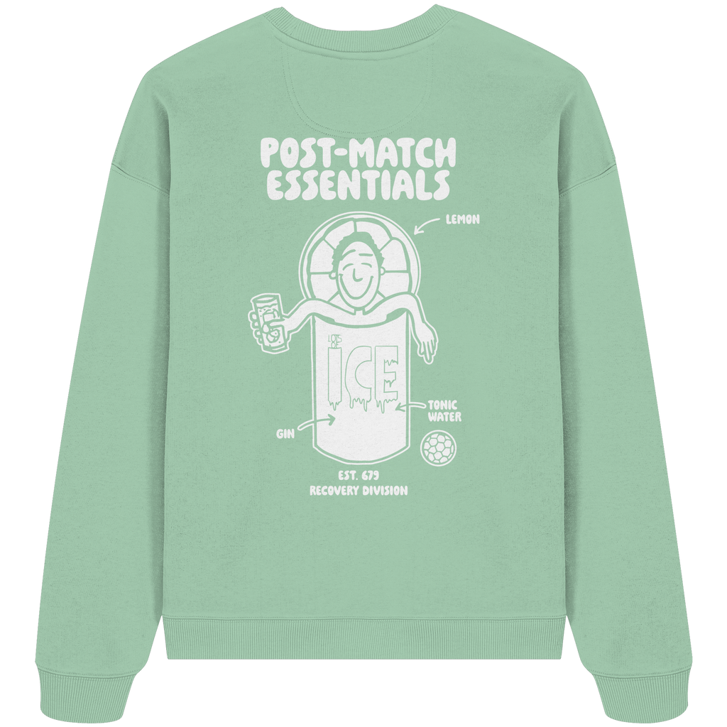 POST-MATCH ESSENTIALS - Organic Oversize Sweatshirt