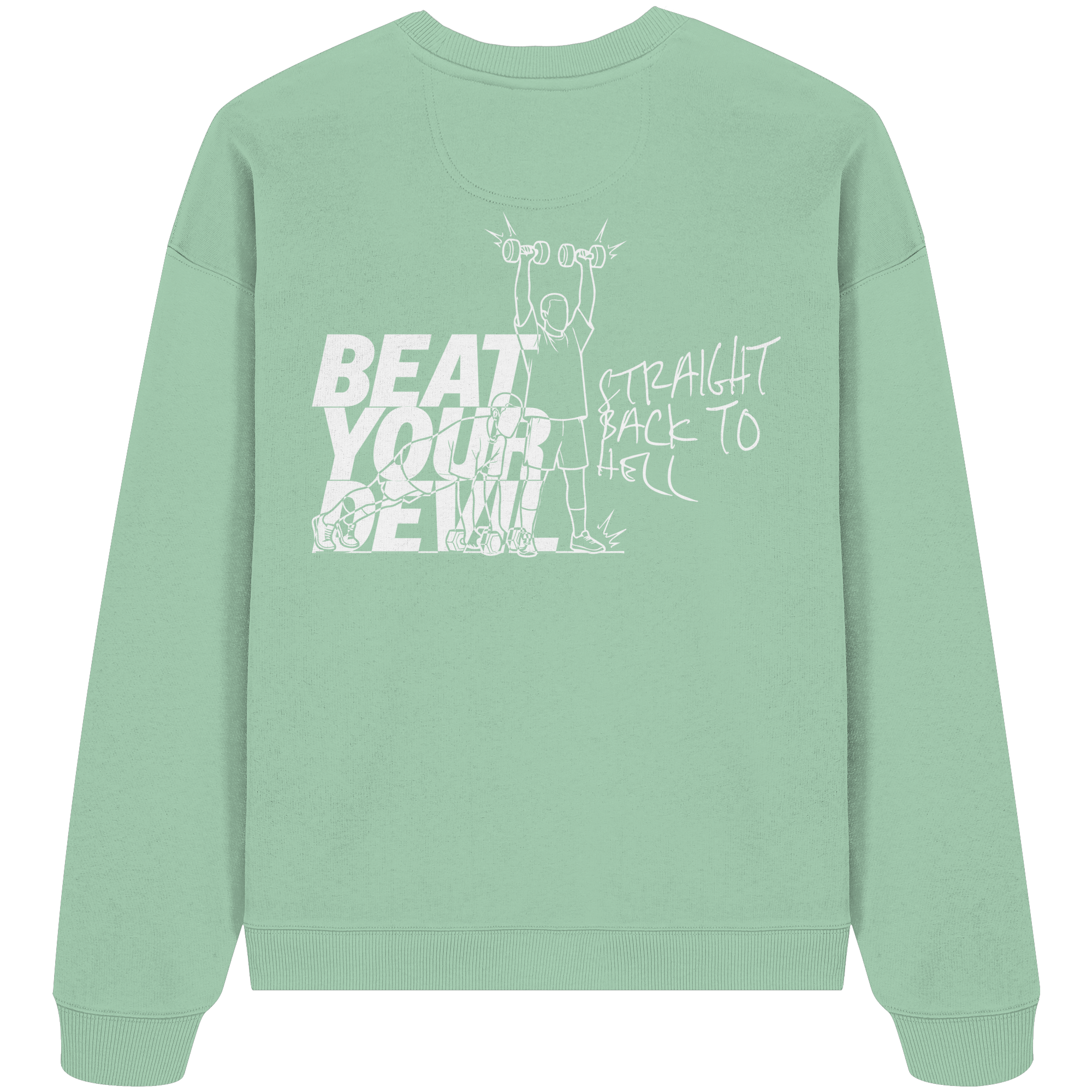 BEAT YOUR DEVIL – Pre-Season Edition -  - Organic Oversize Sweatshirt