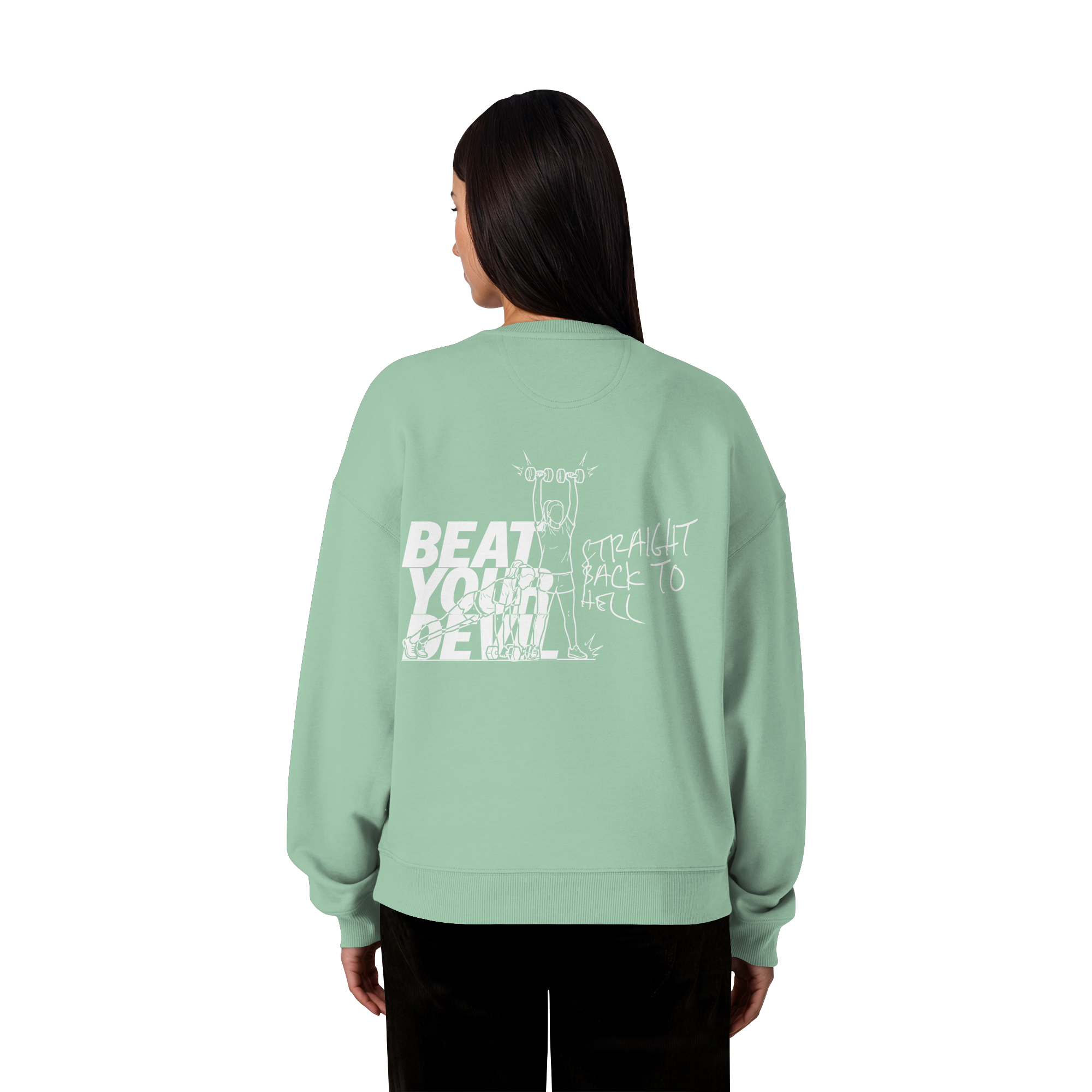 BEAT YOUR DEVIL – Pre-Season Edition - Organic Oversize Sweatshirt