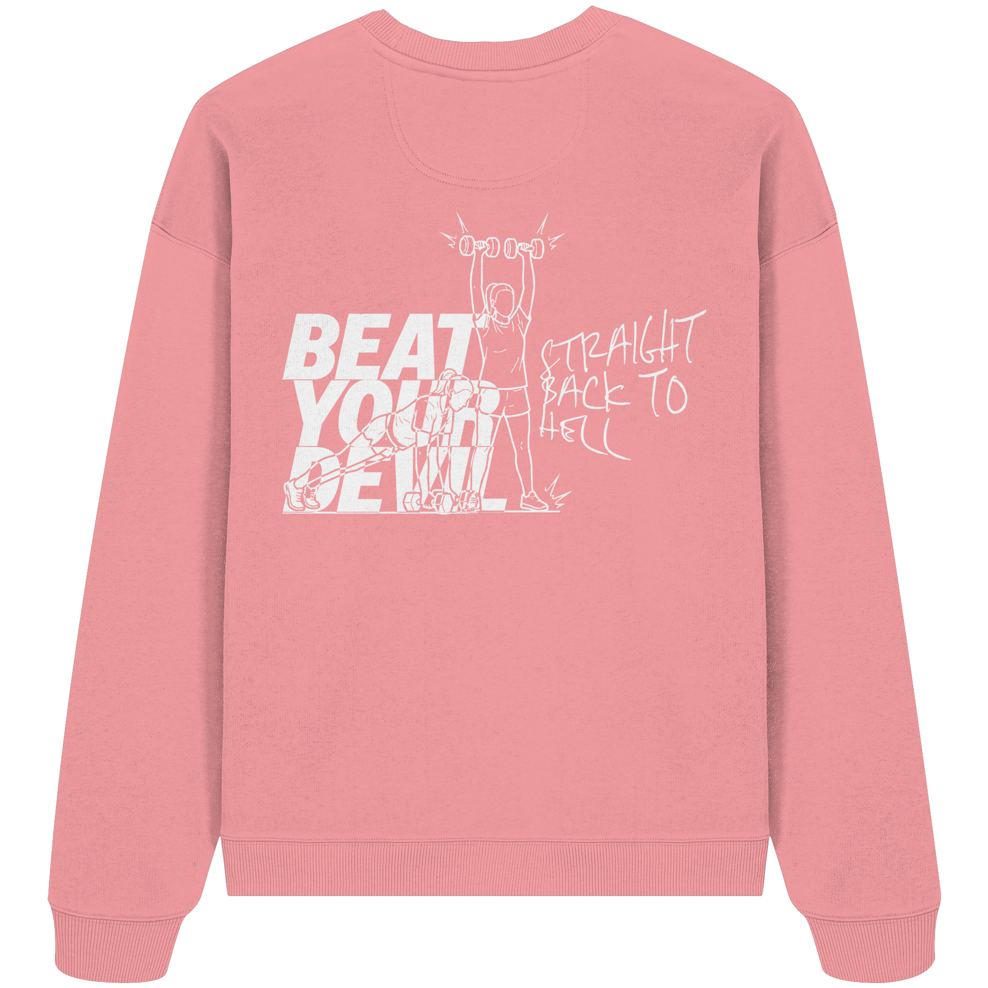 BEAT YOUR DEVIL – Pre-Season Edition - Organic Oversize Sweatshirt