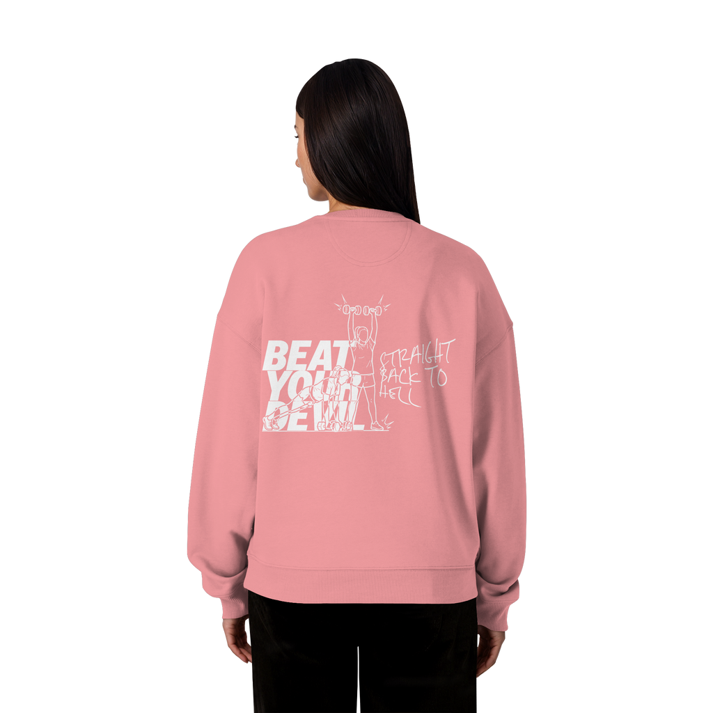 BEAT YOUR DEVIL – Pre-Season Edition - Organic Oversize Sweatshirt