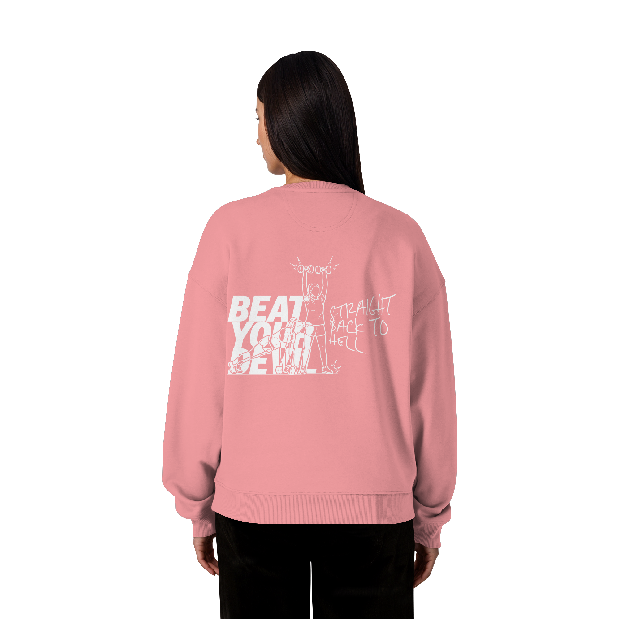 BEAT YOUR DEVIL – Pre-Season Edition - Organic Oversize Sweatshirt