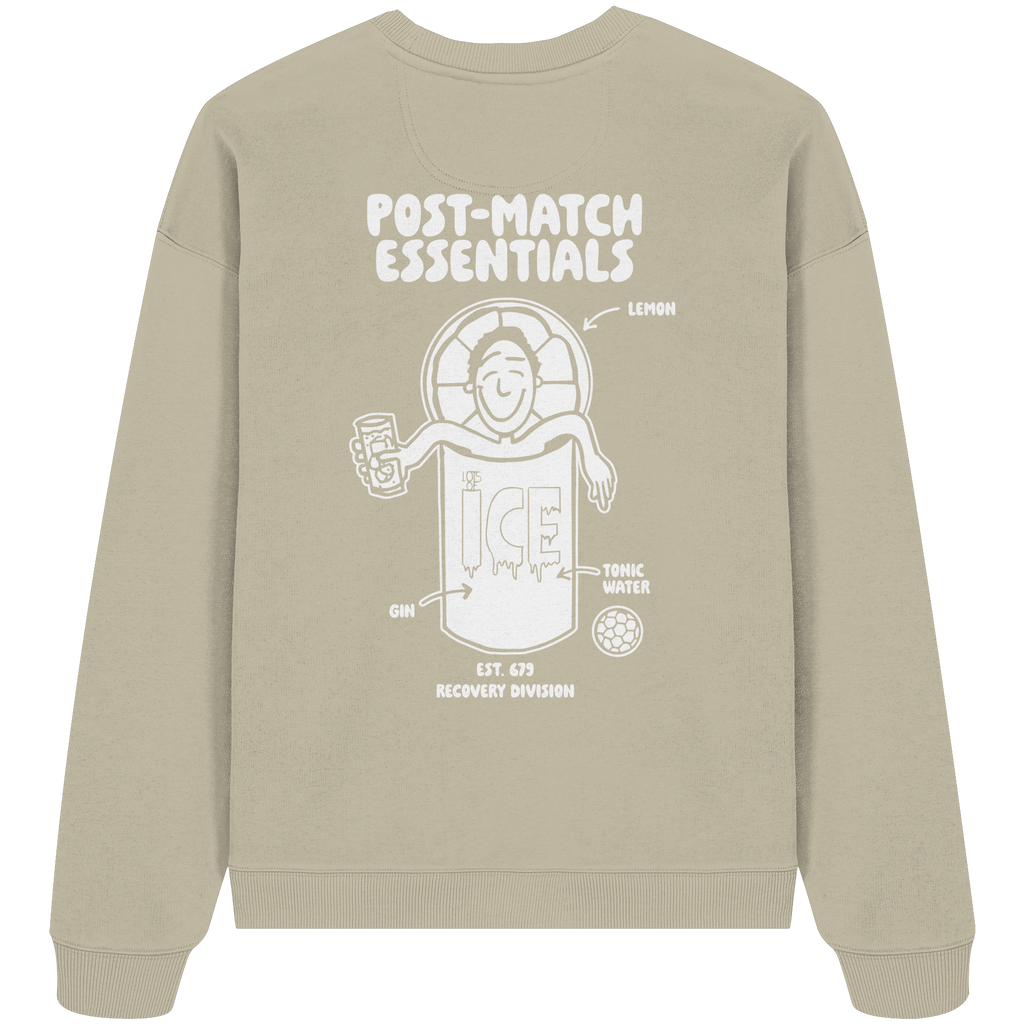 POST-MATCH ESSENTIALS - Organic Oversize Sweatshirt