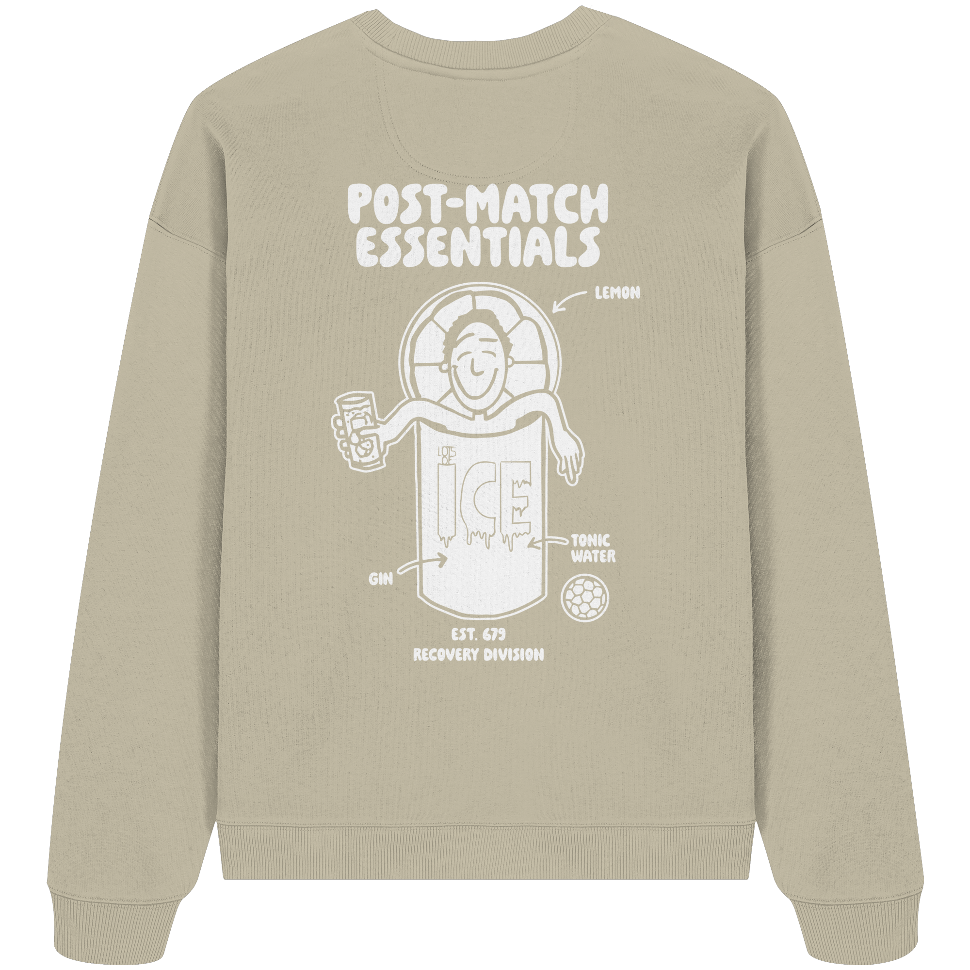 POST-MATCH ESSENTIALS - Organic Oversize Sweatshirt