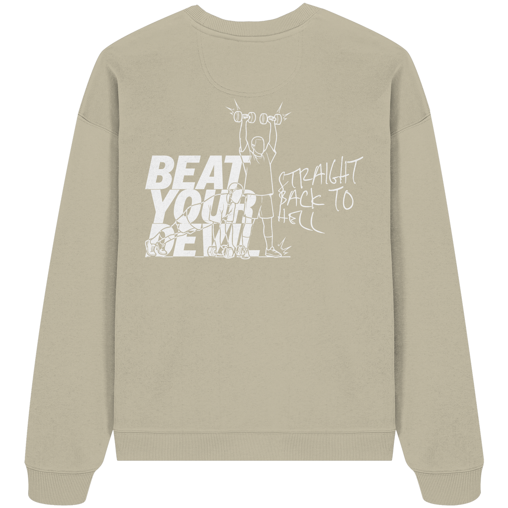 BEAT YOUR DEVIL – Pre-Season Edition -  - Organic Oversize Sweatshirt