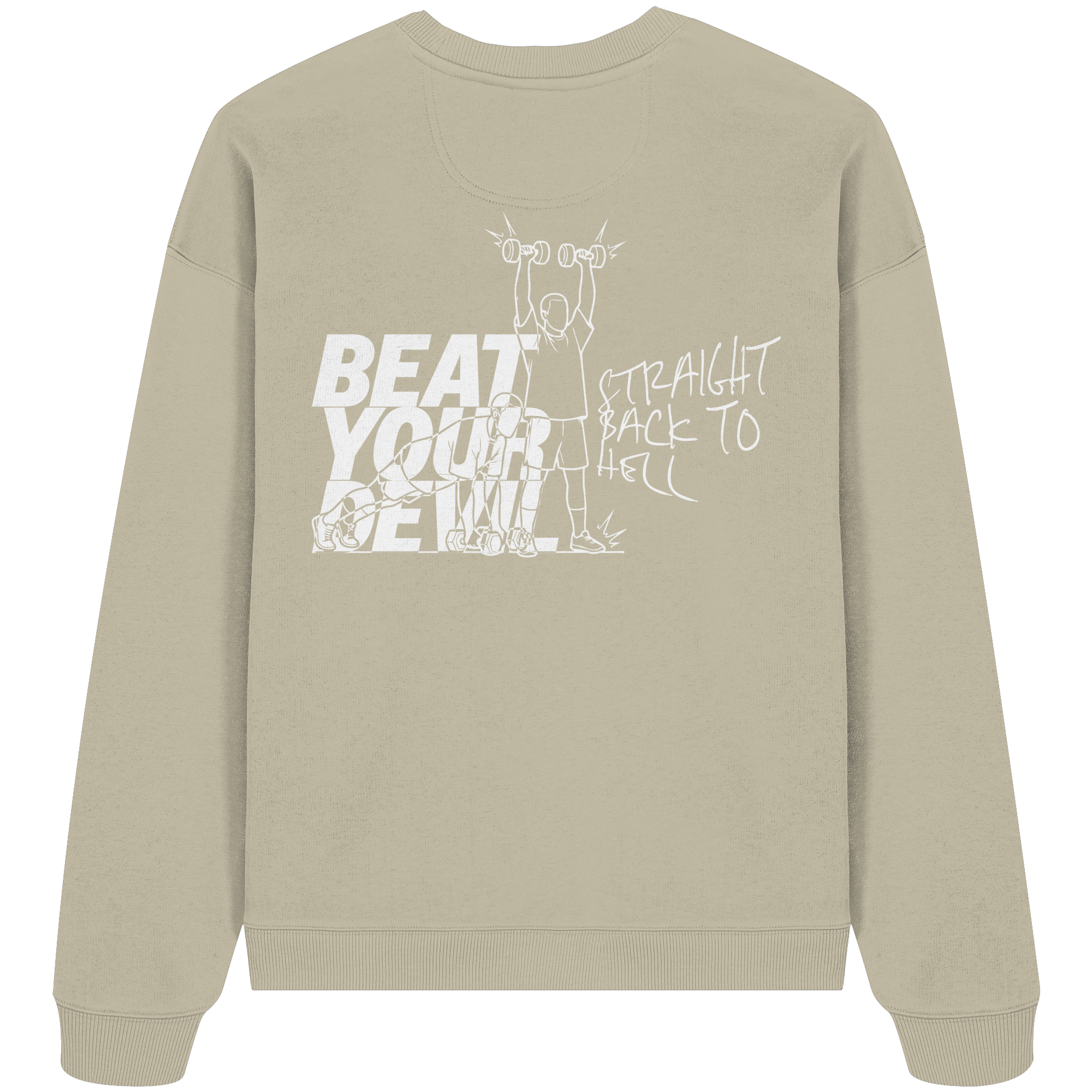 BEAT YOUR DEVIL – Pre-Season Edition -  - Organic Oversize Sweatshirt