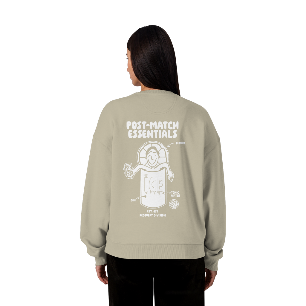 POST-MATCH ESSENTIALS - Organic Oversize Sweatshirt