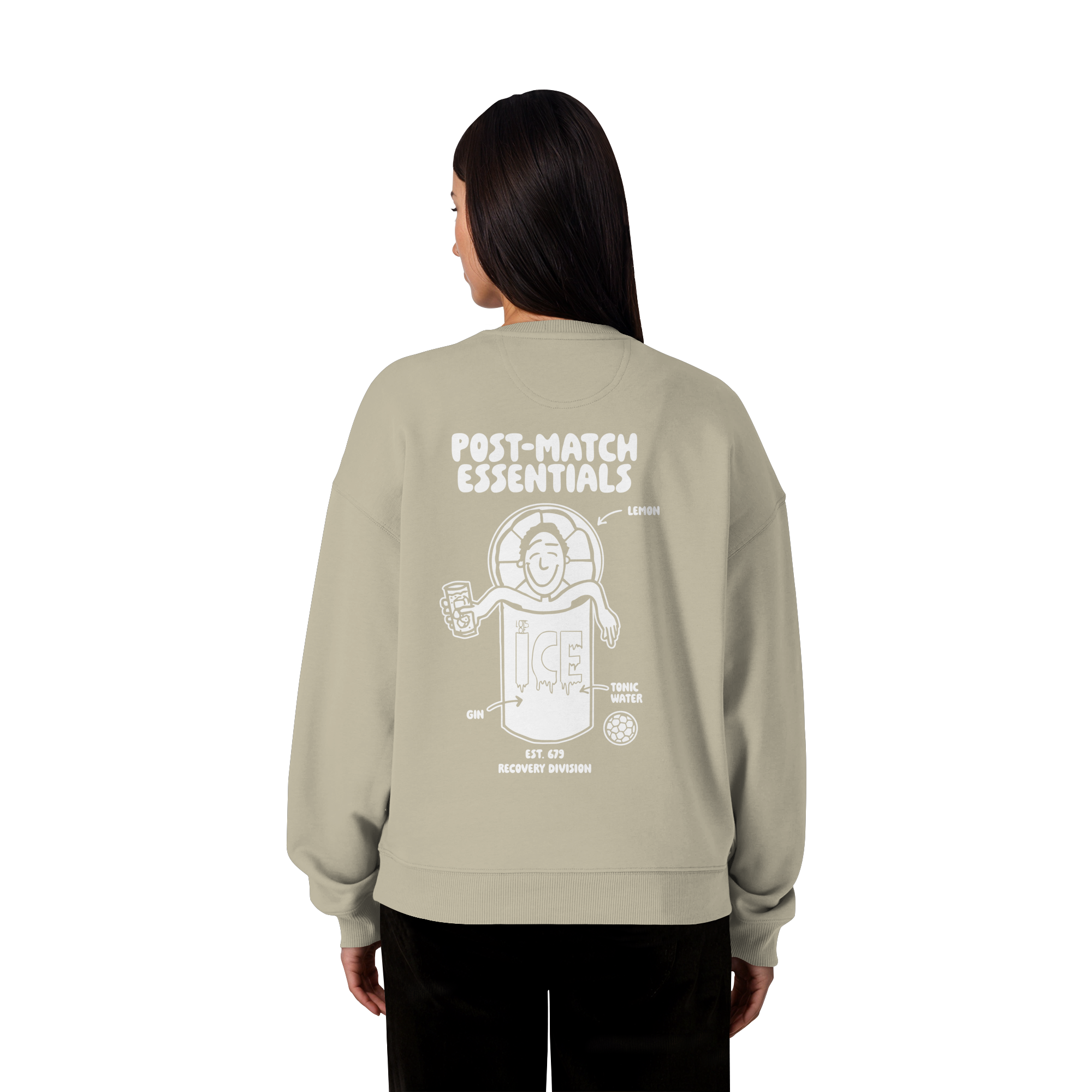 POST-MATCH ESSENTIALS - Organic Oversize Sweatshirt