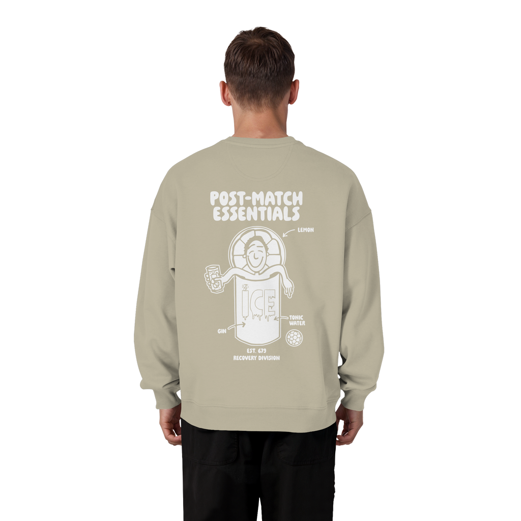 POST-MATCH ESSENTIALS - Organic Oversize Sweatshirt