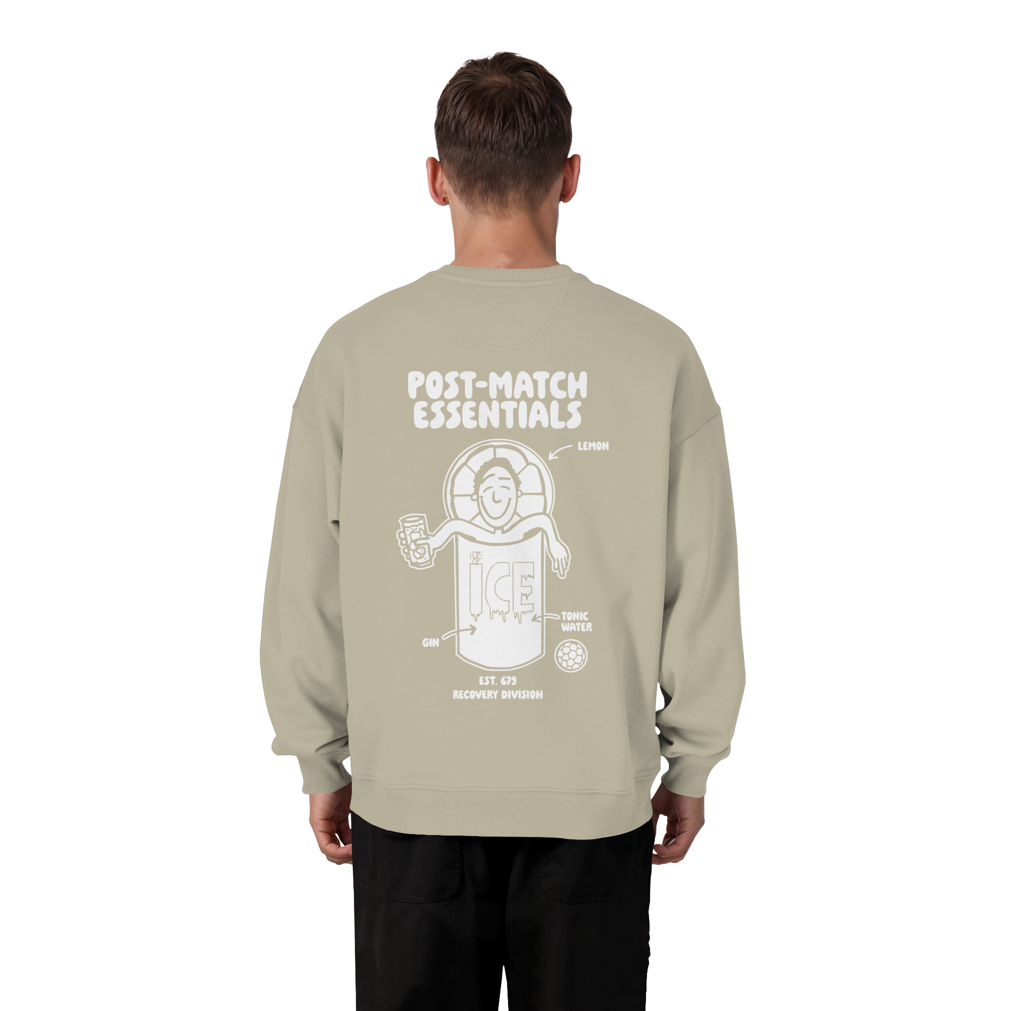 POST-MATCH ESSENTIALS - Organic Oversize Sweatshirt